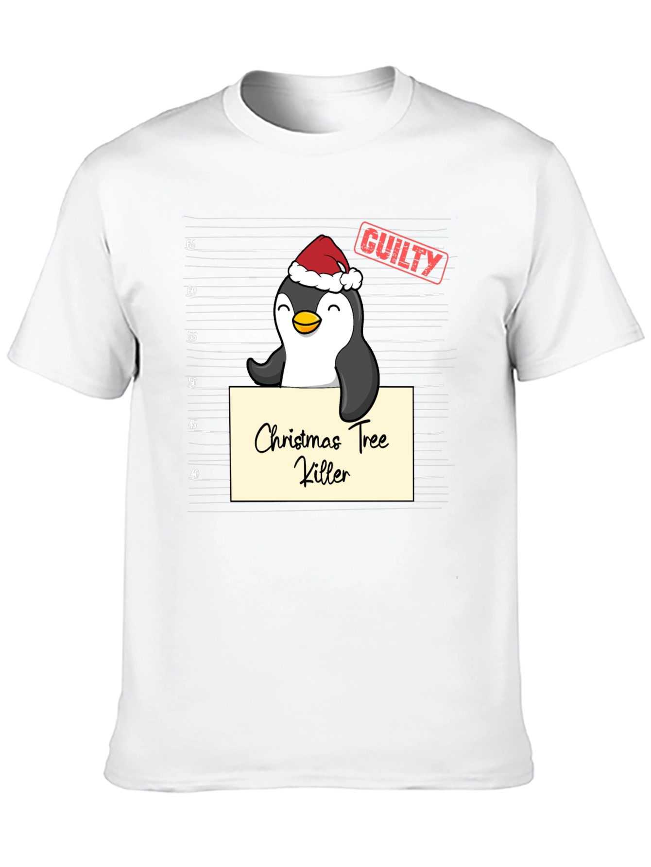 Christmas Tree Killer Penguin T-Shirt