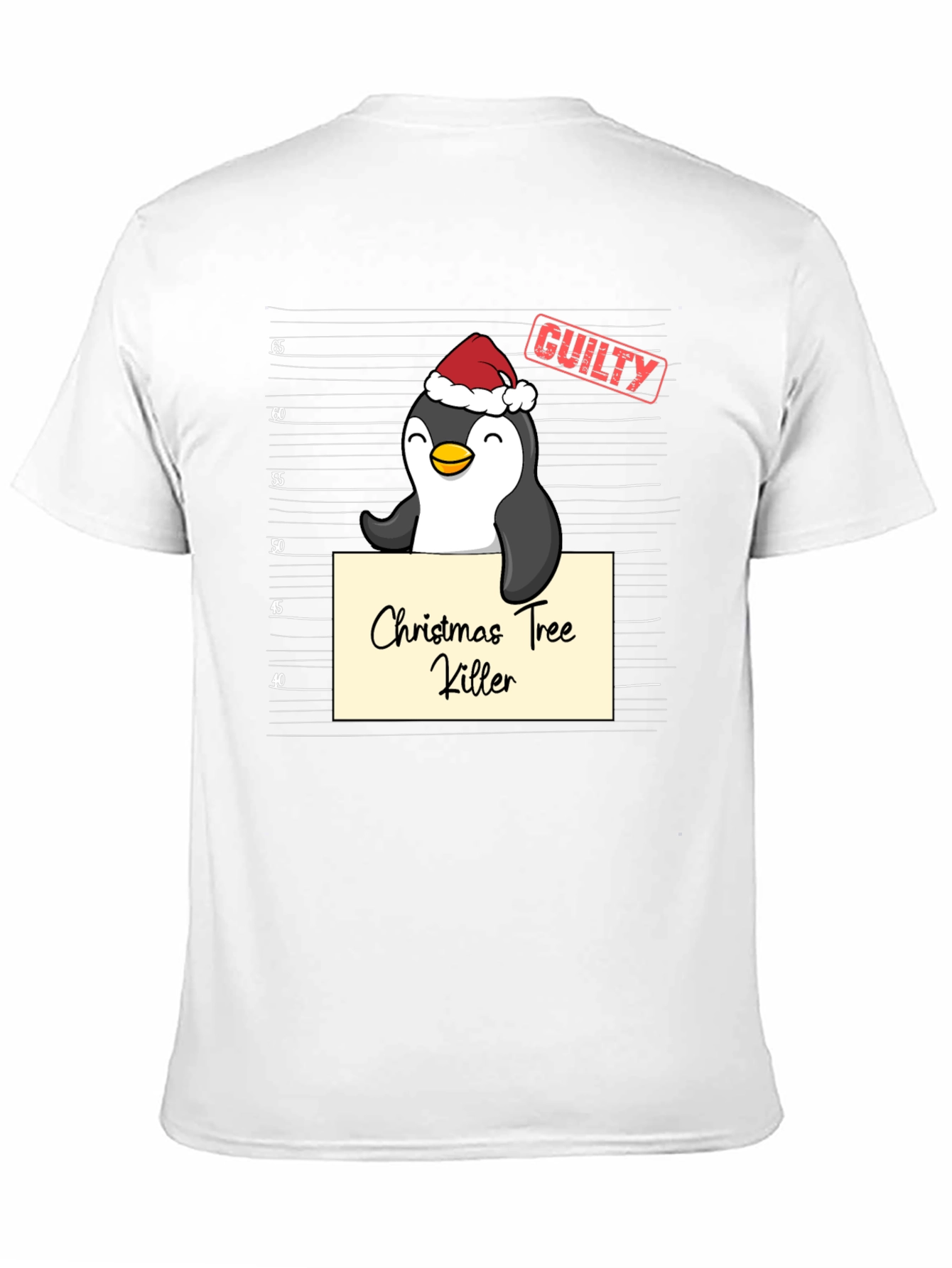 Christmas Tree Killer Penguin T-Shirt