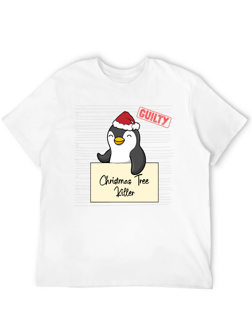 Christmas Tree Killer Penguin T-Shirt