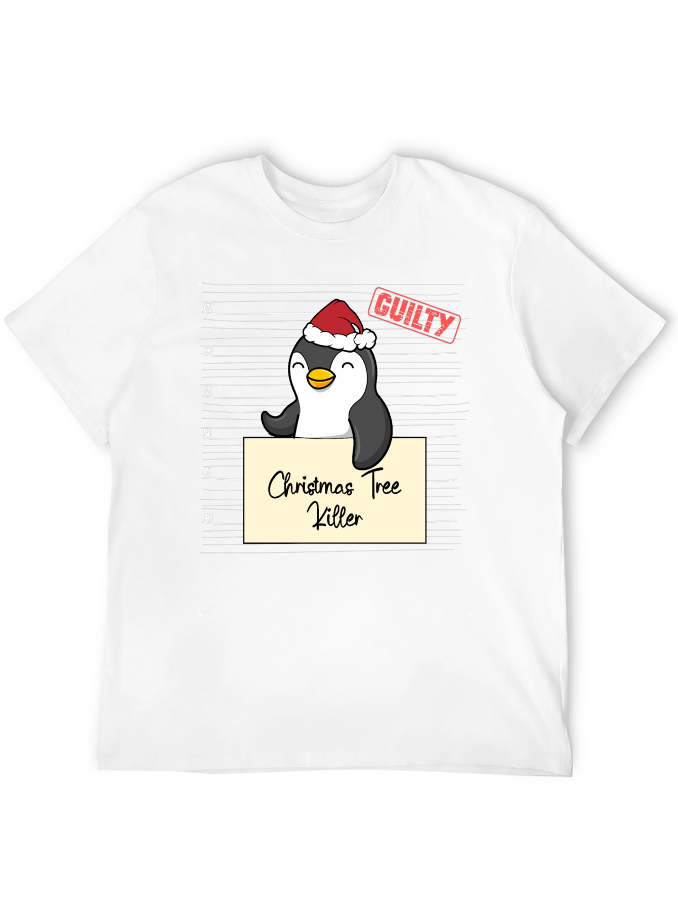 Christmas Tree Killer Penguin T-Shirt