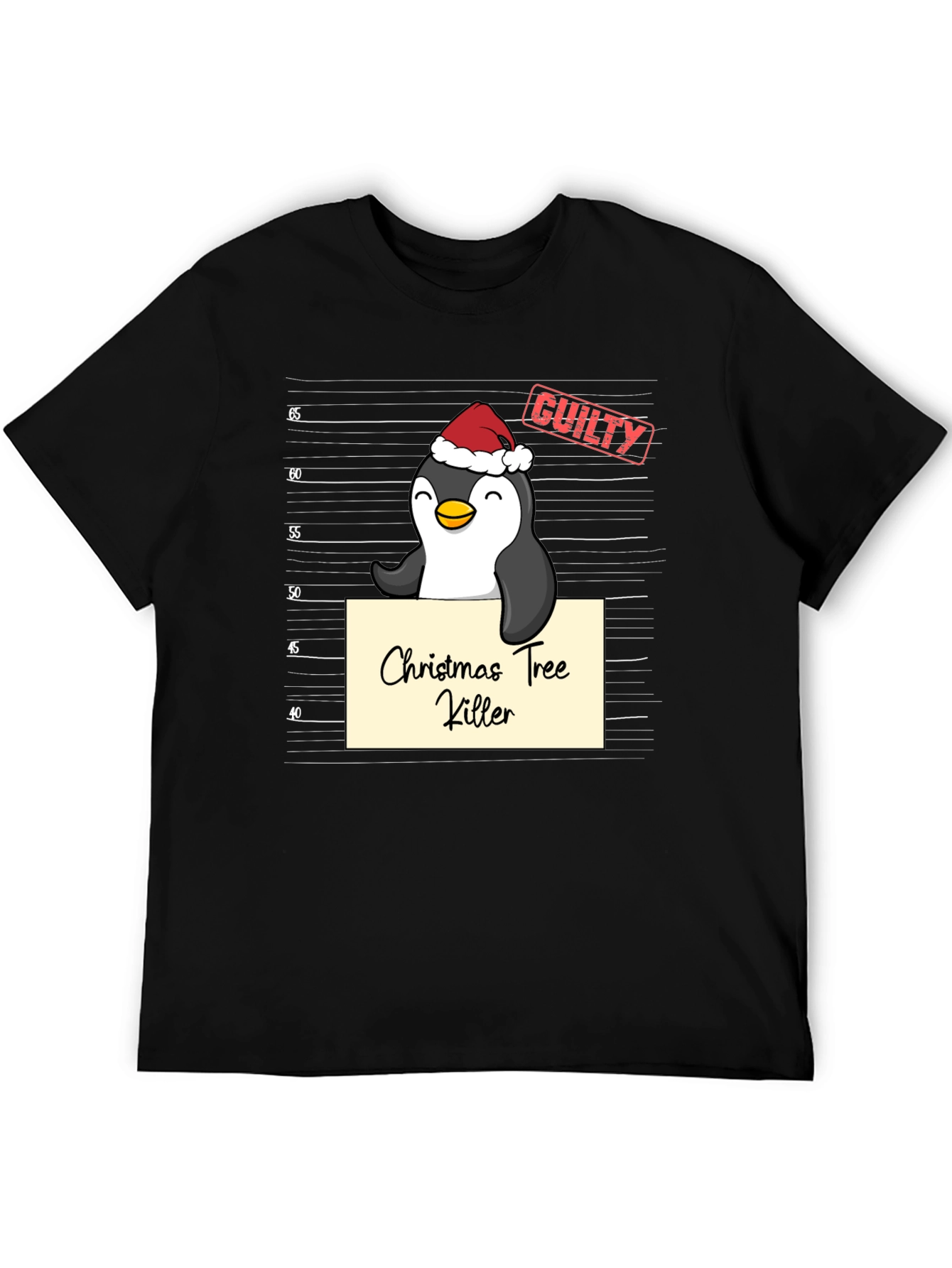 Christmas Tree Killer Penguin T-Shirt