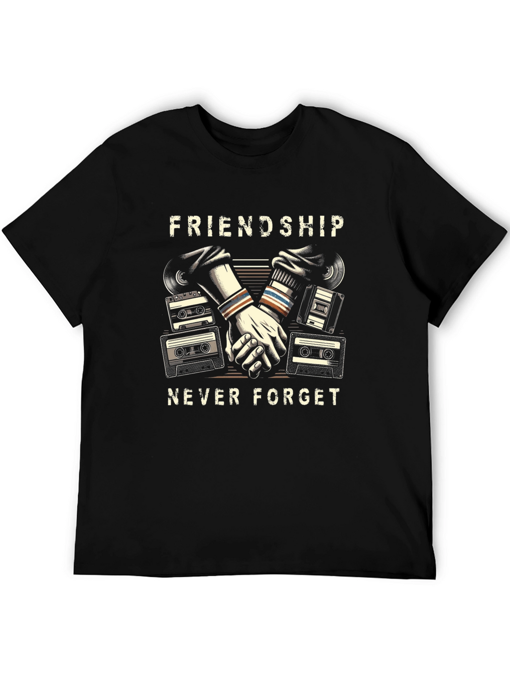 Friendship Never Forget Retro T-Shirt