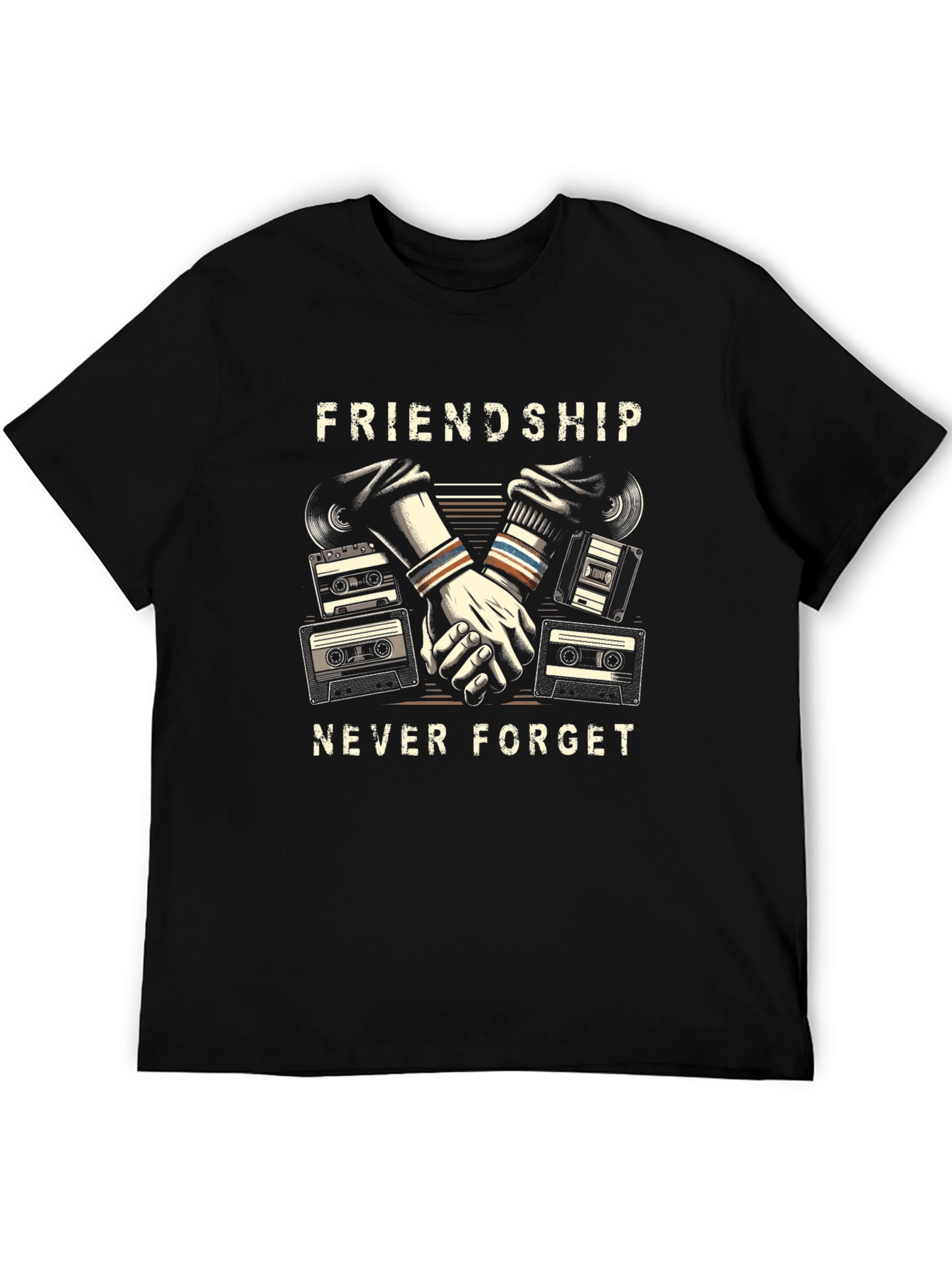 Friendship Never Forget Retro T-Shirt