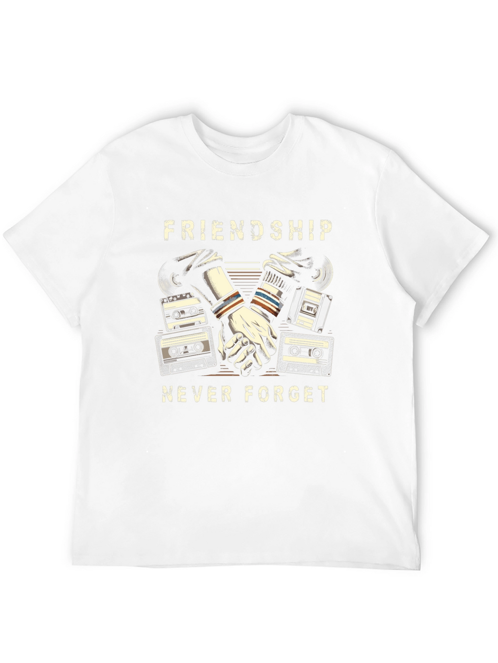 Friendship Never Forget Retro T-Shirt