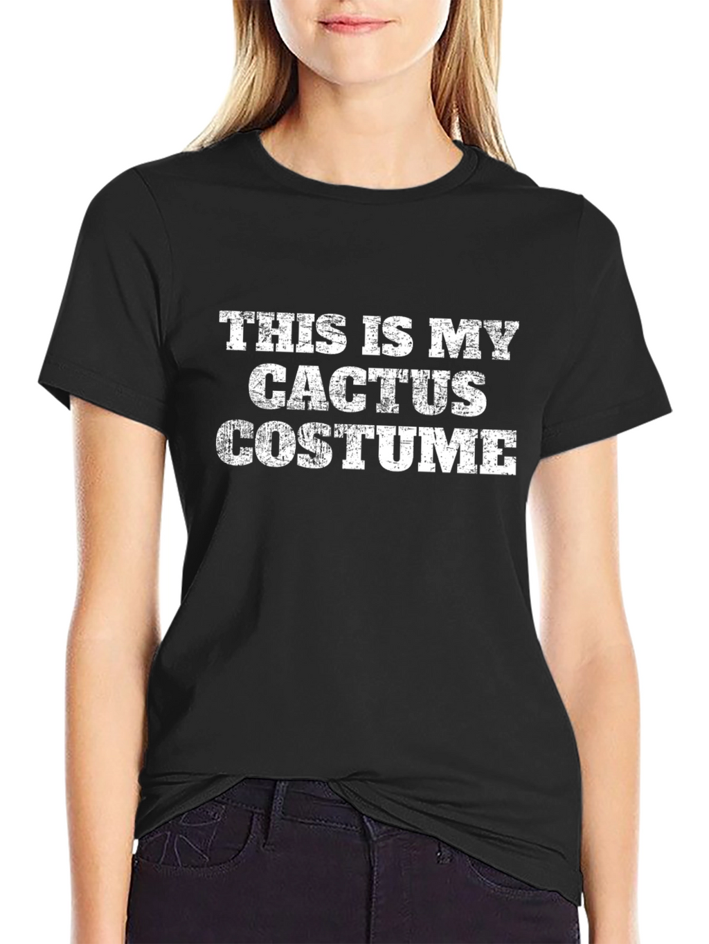 This is My Cactus Costume - Funny Novelty T-Shirt