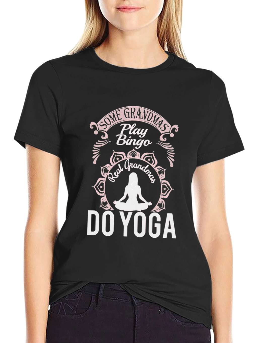 Funny Grandmas Yoga T-Shirt