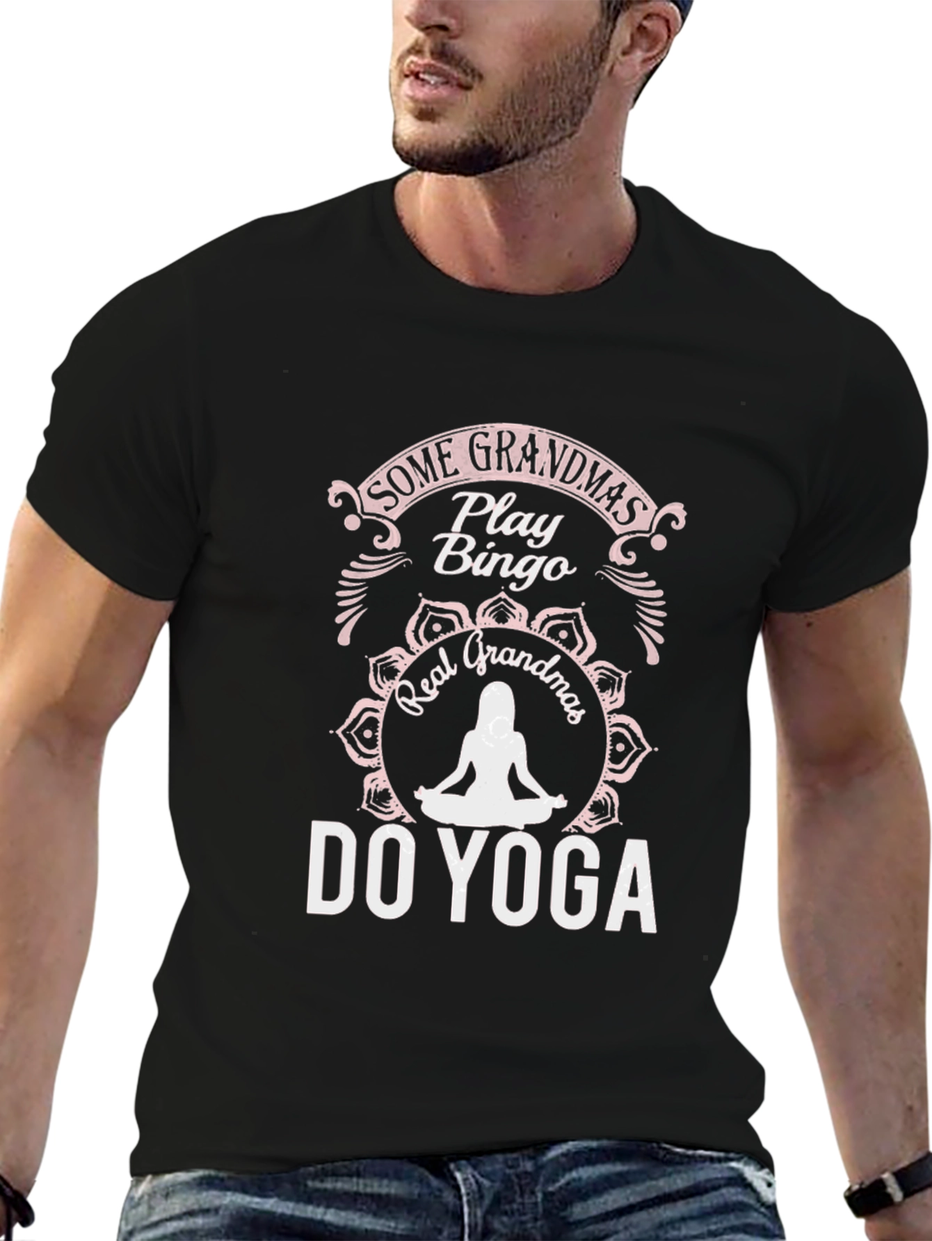 Funny Grandmas Yoga T-Shirt