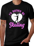 Id Rather Be Skating Graphic Tee