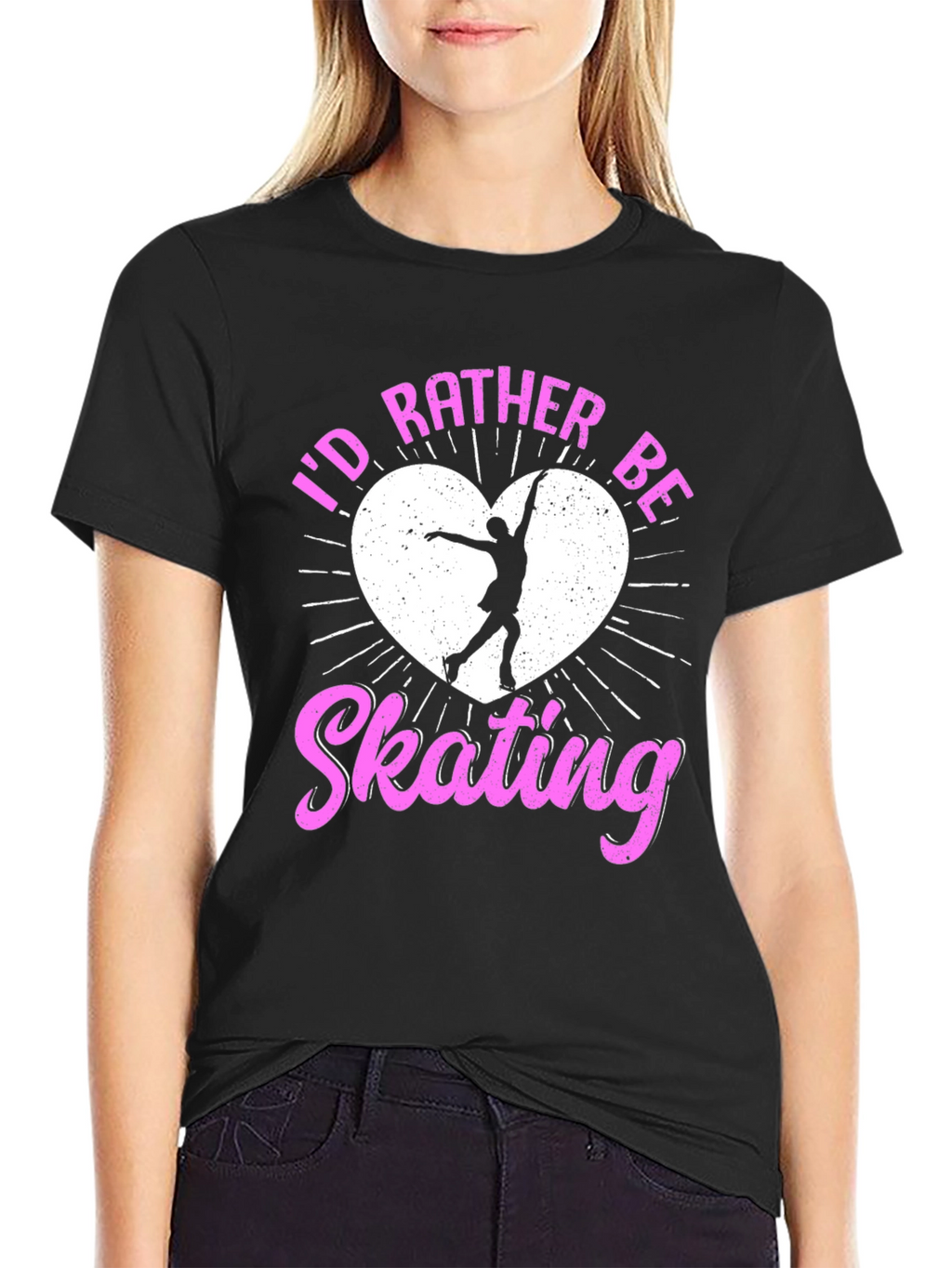 Id Rather Be Skating Graphic Tee