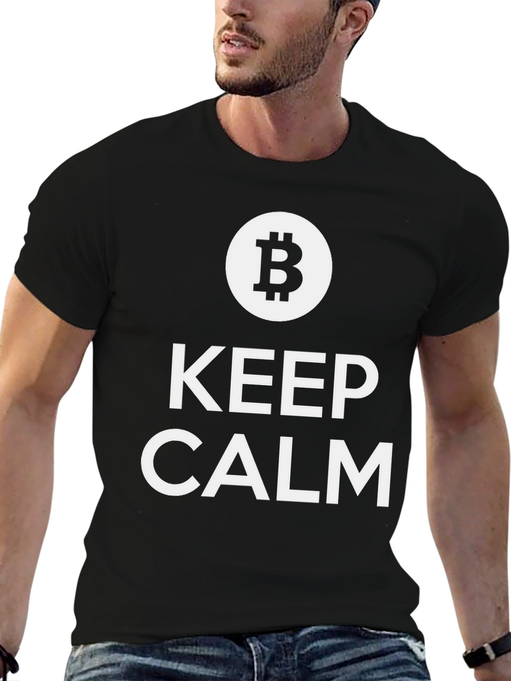 Keep Calm Bitcoin Tee - Crypto T-Shirt