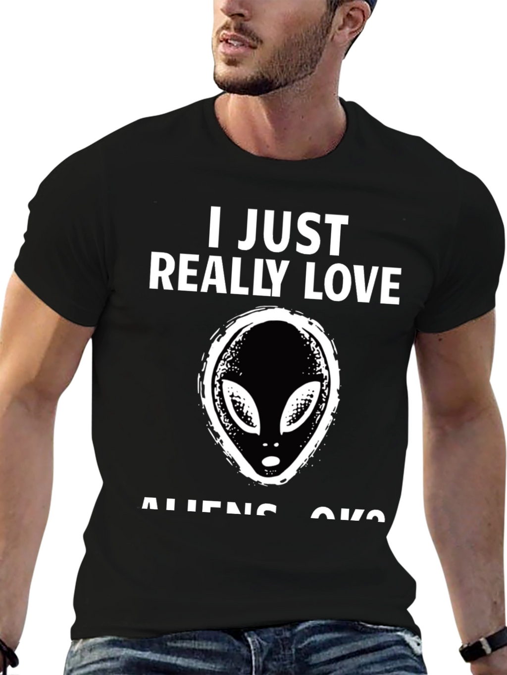 I Love Aliens T-Shirt - Novelty Graphic Tee