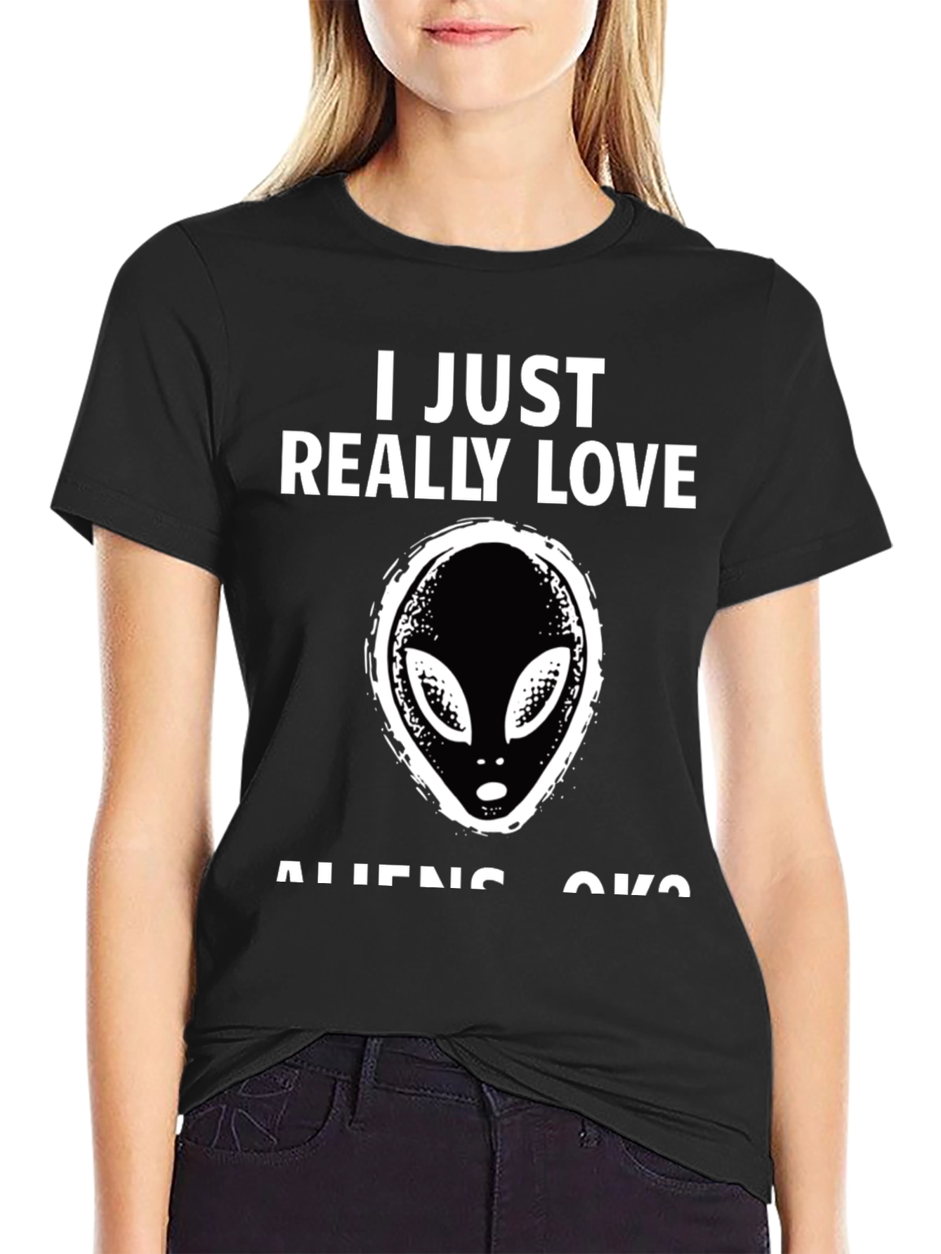 I Love Aliens T-Shirt - Novelty Graphic Tee