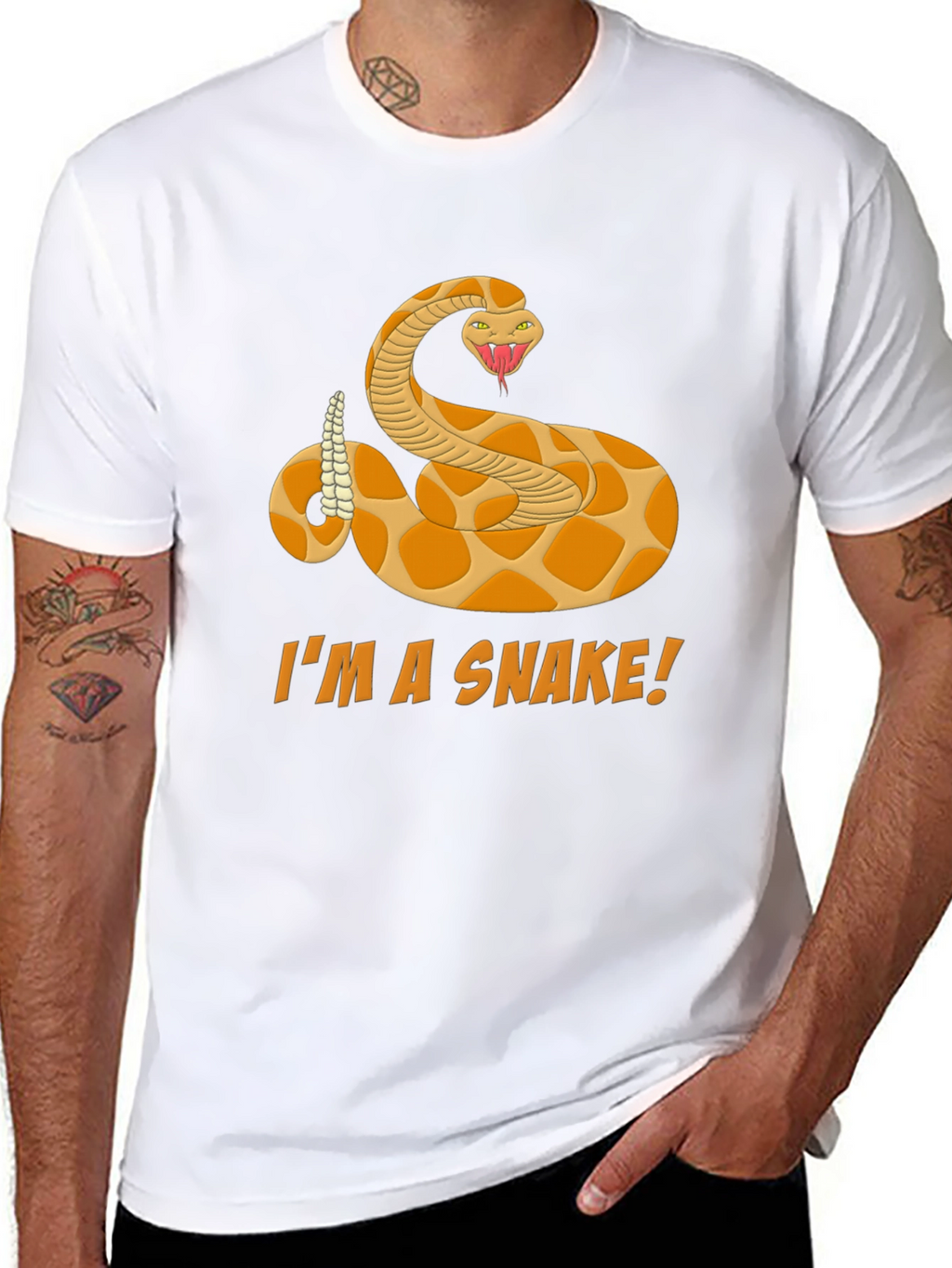 Im a Snake T-Shirt Funny Graphic Tee