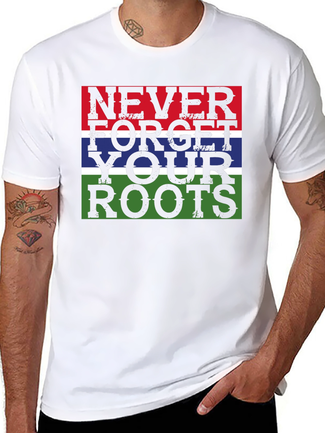 Never Forget Your Roots Graphic T-Shirt