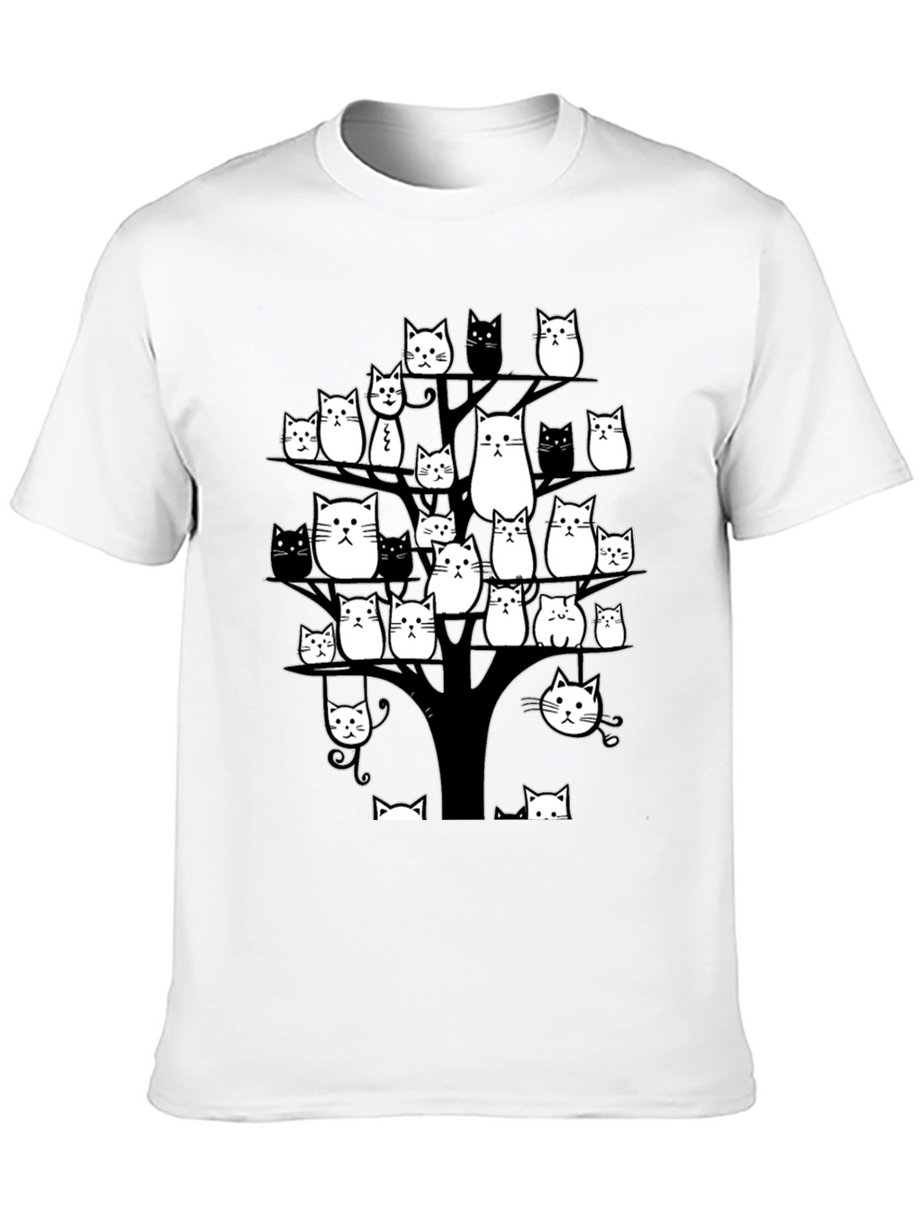 Cats in Tree Graphic Tee