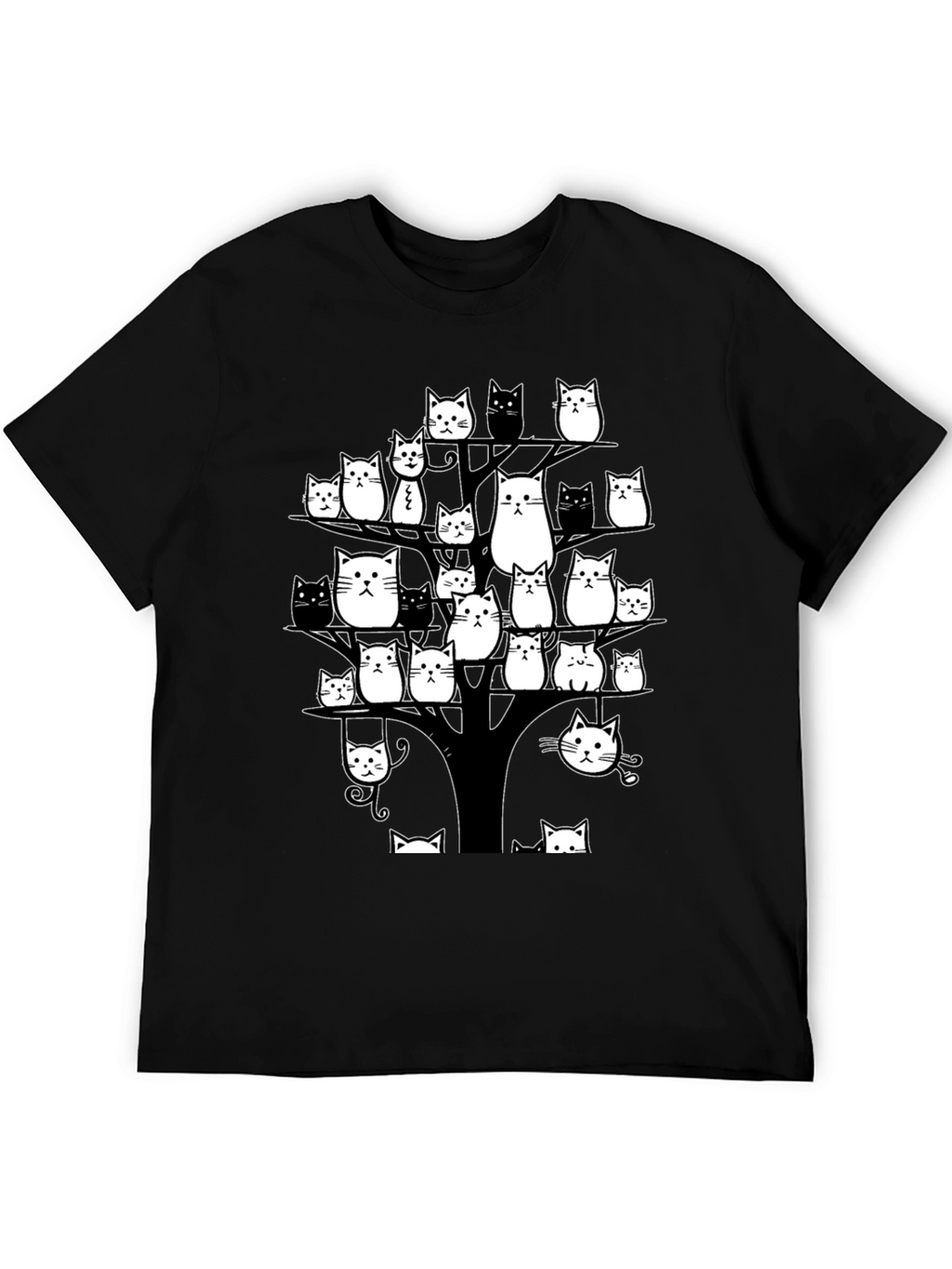 Cats in Tree Graphic Tee