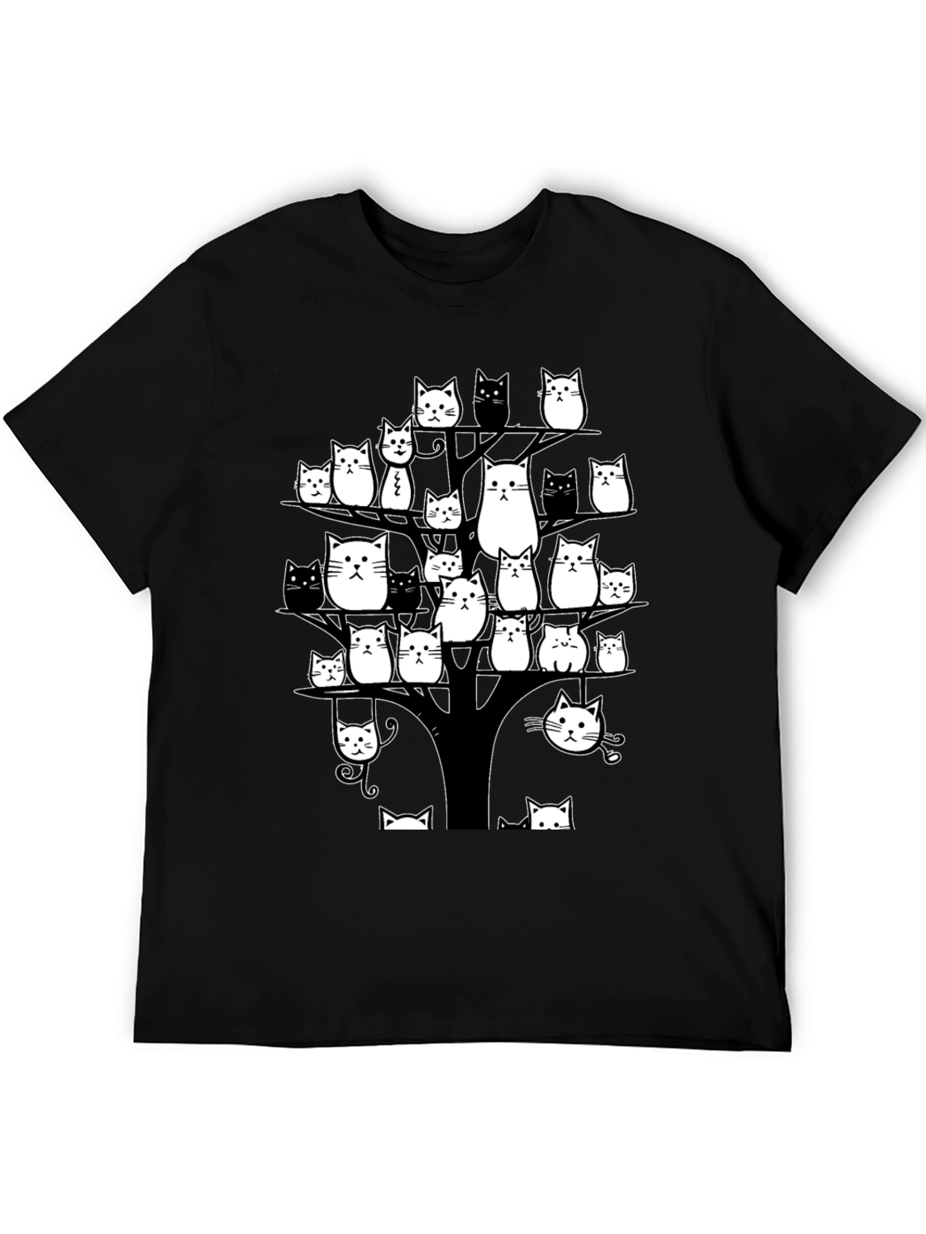 Cats in Tree Graphic Tee