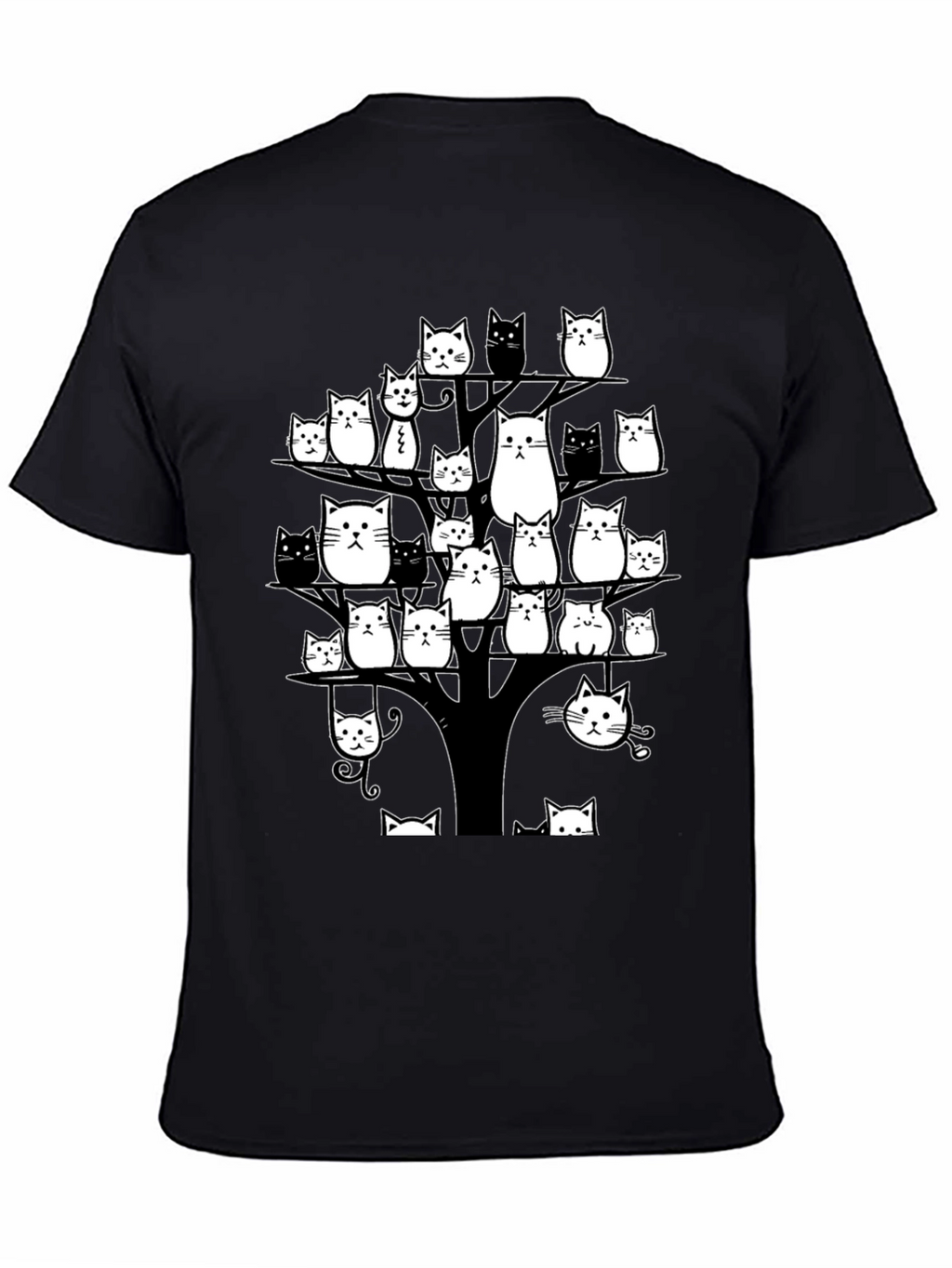 Cats in Tree Graphic Tee