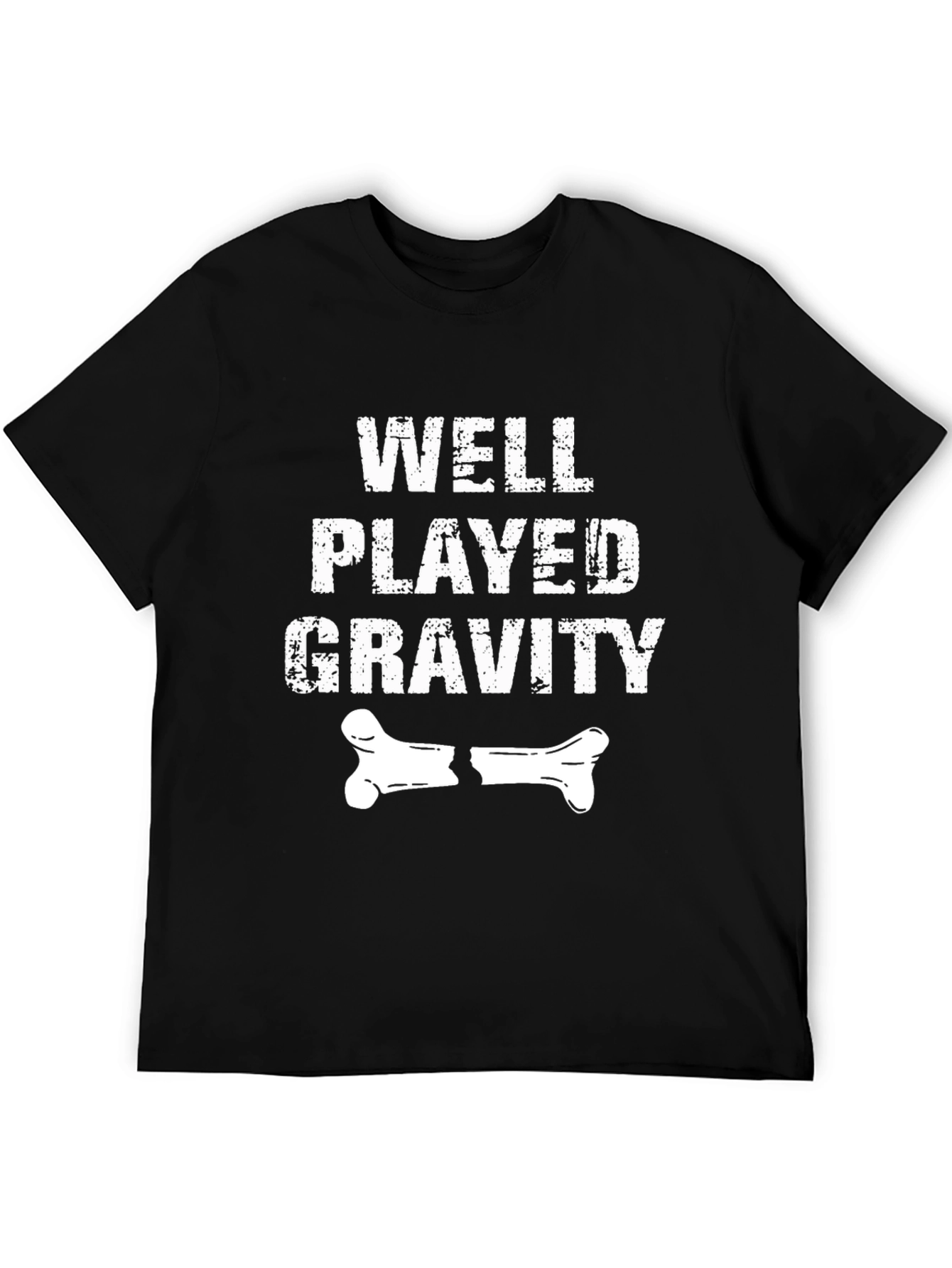 Well Played Gravity Broken Bone Graphic Tee