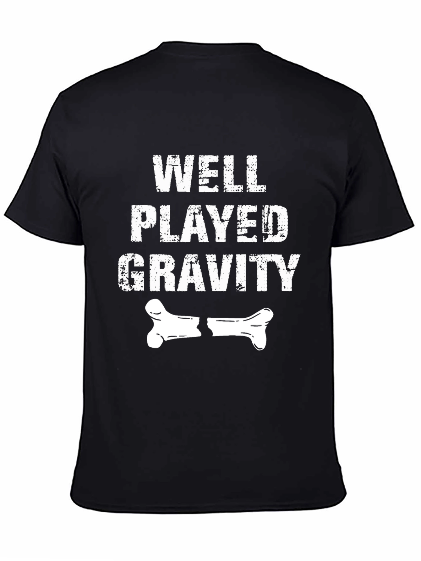 Well Played Gravity Broken Bone Graphic Tee