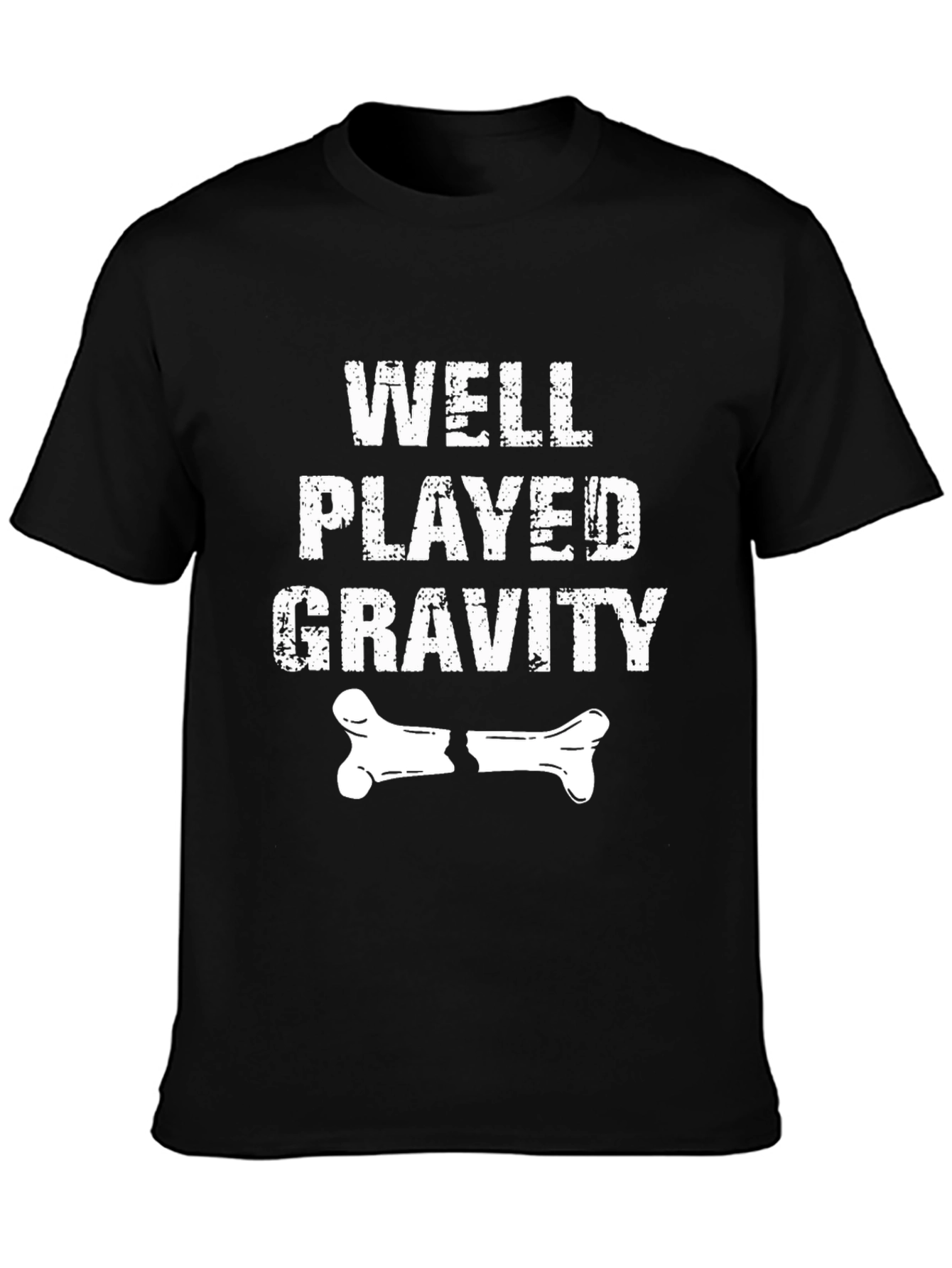 Well Played Gravity Broken Bone Graphic Tee
