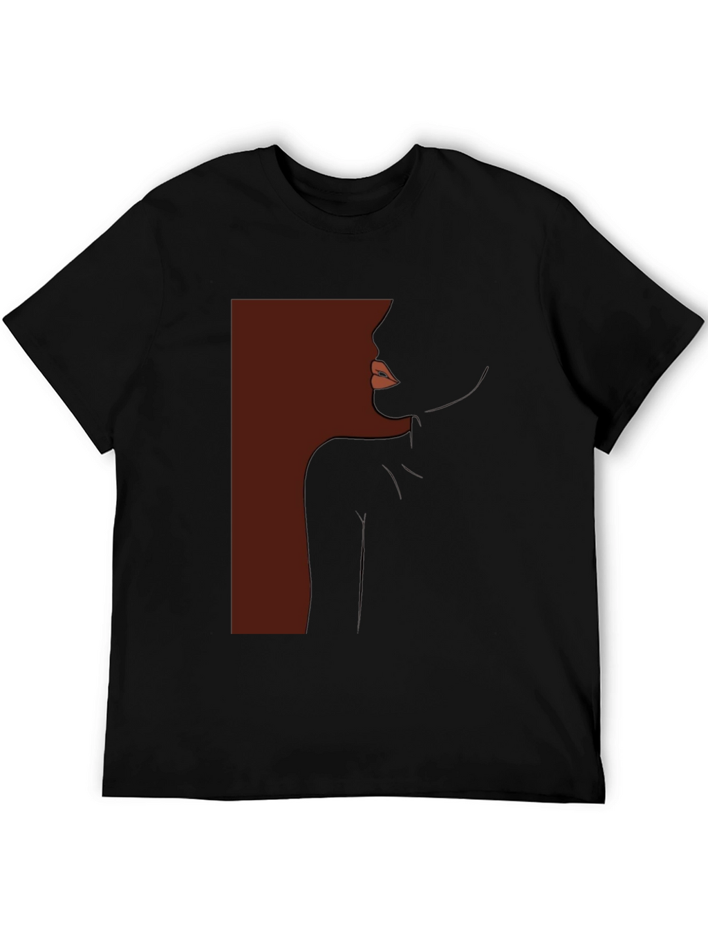 Elegant Silhouette Graphic T-Shirt
