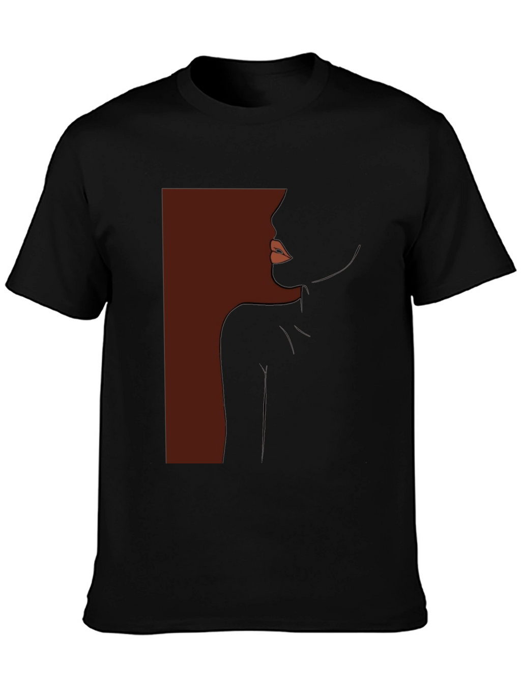 Elegant Silhouette Graphic T-Shirt