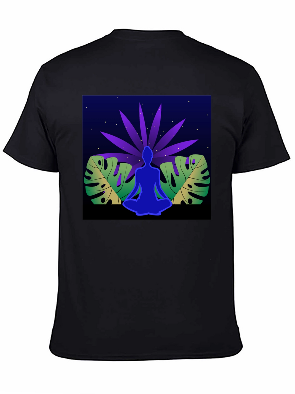 Yoga Meditation Graphic T-Shirt - Relaxed Fit