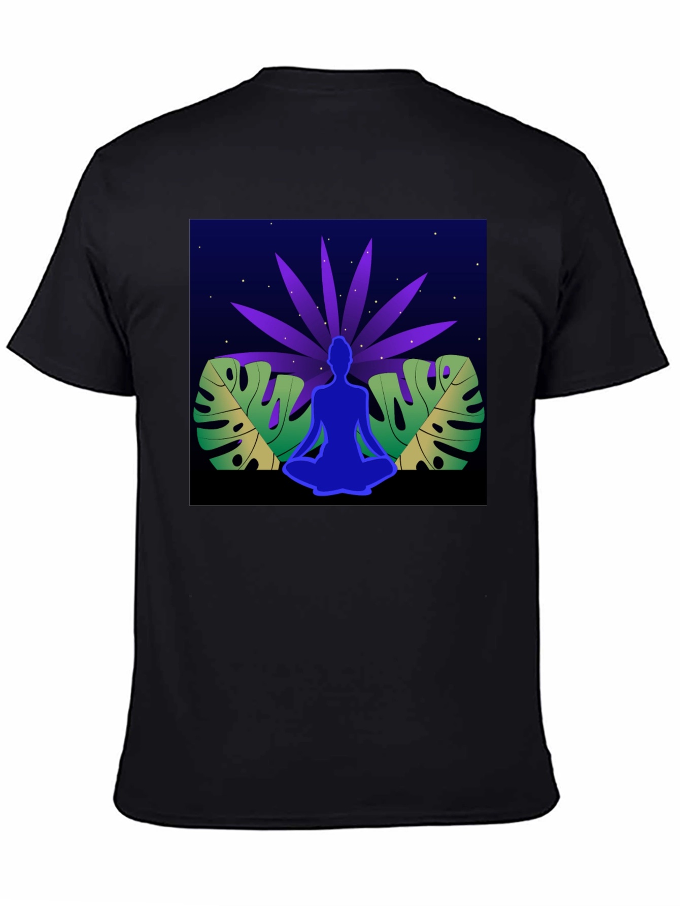 Yoga Meditation Graphic T-Shirt - Relaxed Fit