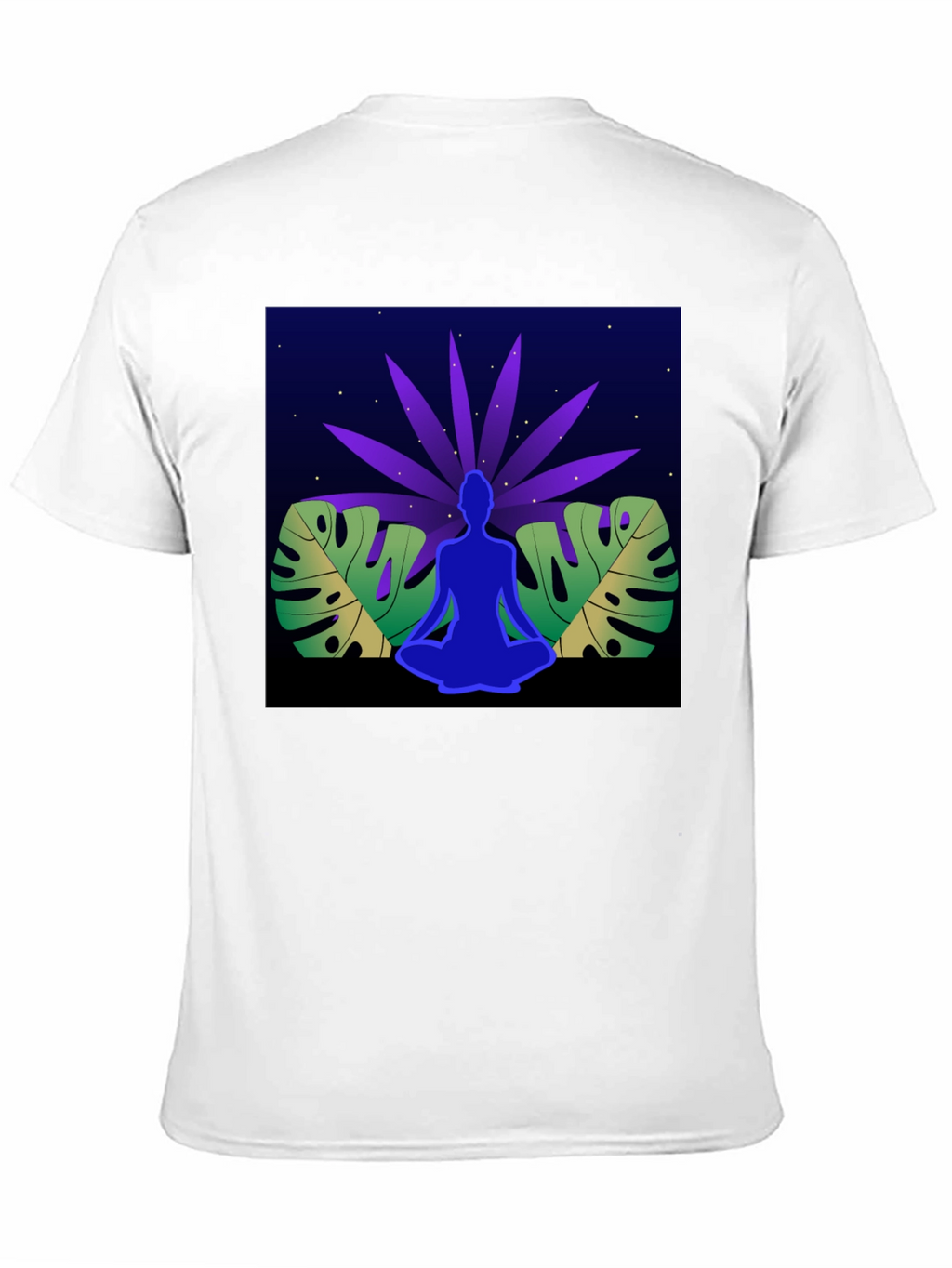 Yoga Meditation Graphic T-Shirt - Relaxed Fit