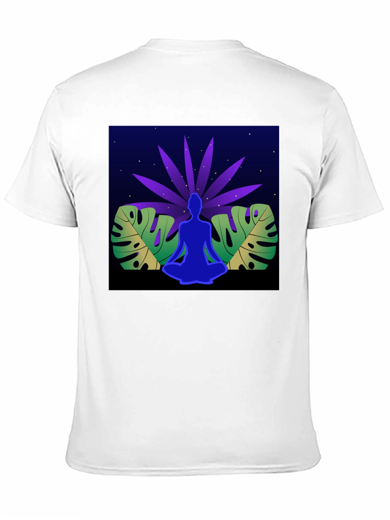 Yoga Meditation Graphic T-Shirt - Relaxed Fit