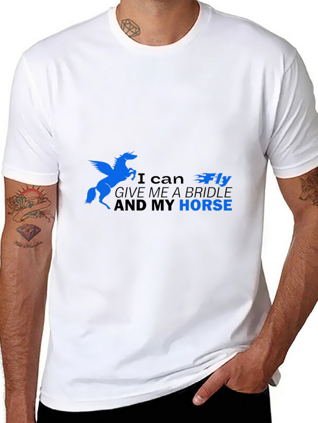 I Can Fly Horse Graphic T-Shirt