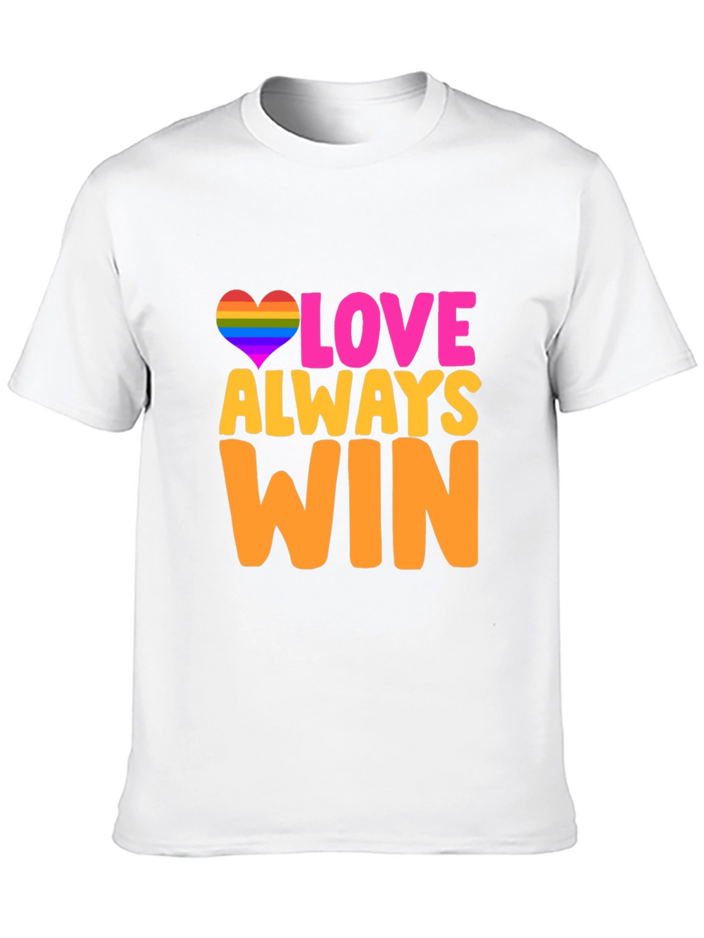 Love Always Wins LGBTQ+ Pride T-Shirt