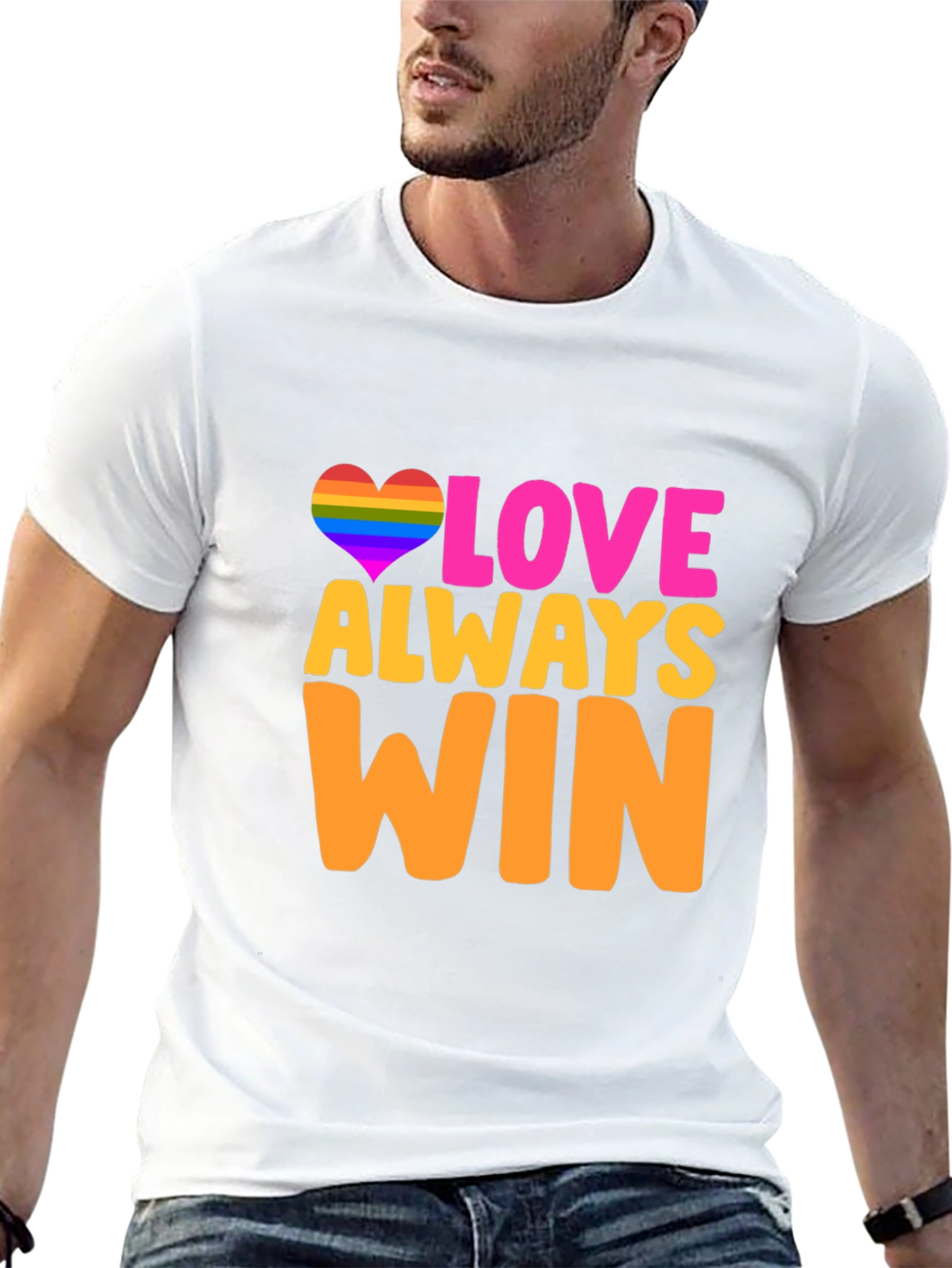 Love Always Wins LGBTQ+ Pride T-Shirt