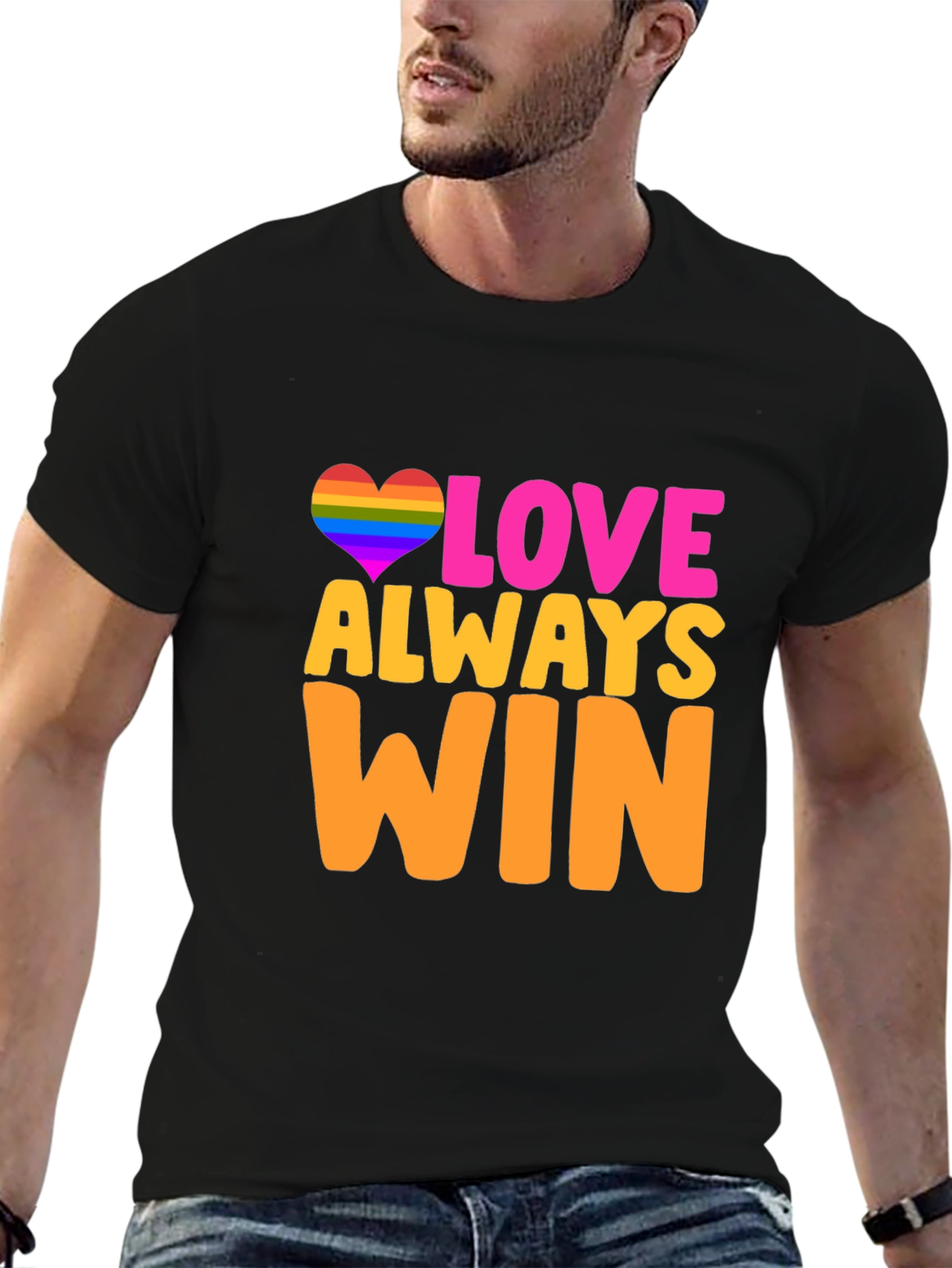 Love Always Wins LGBTQ+ Pride T-Shirt