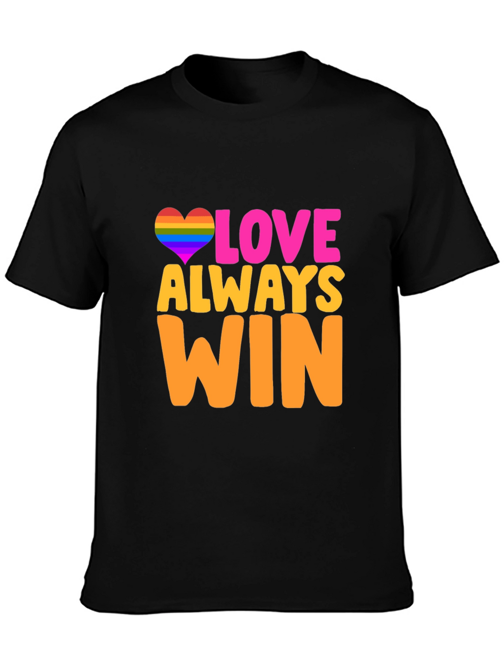 Love Always Wins LGBTQ+ Pride T-Shirt
