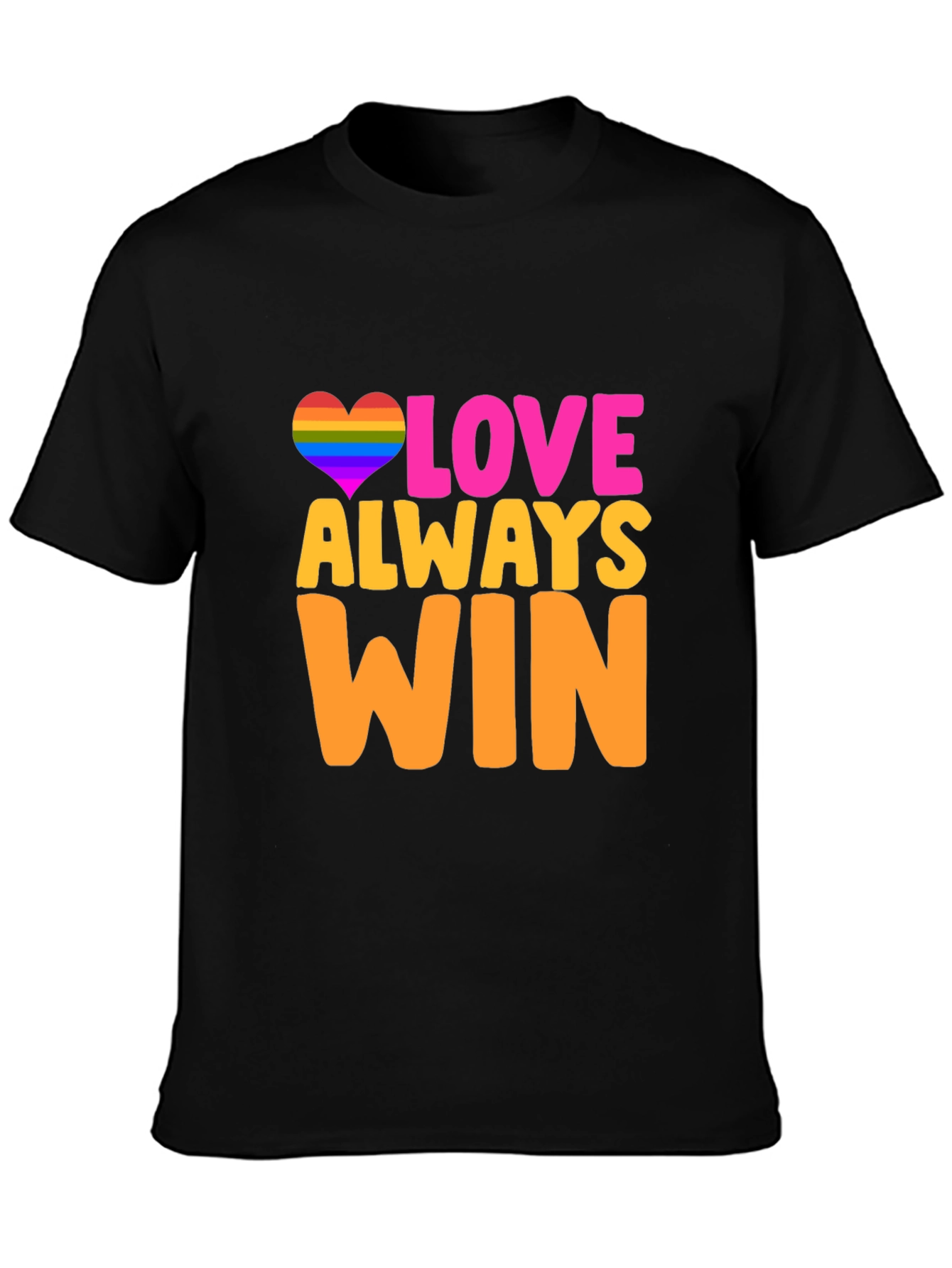 Love Always Wins LGBTQ+ Pride T-Shirt