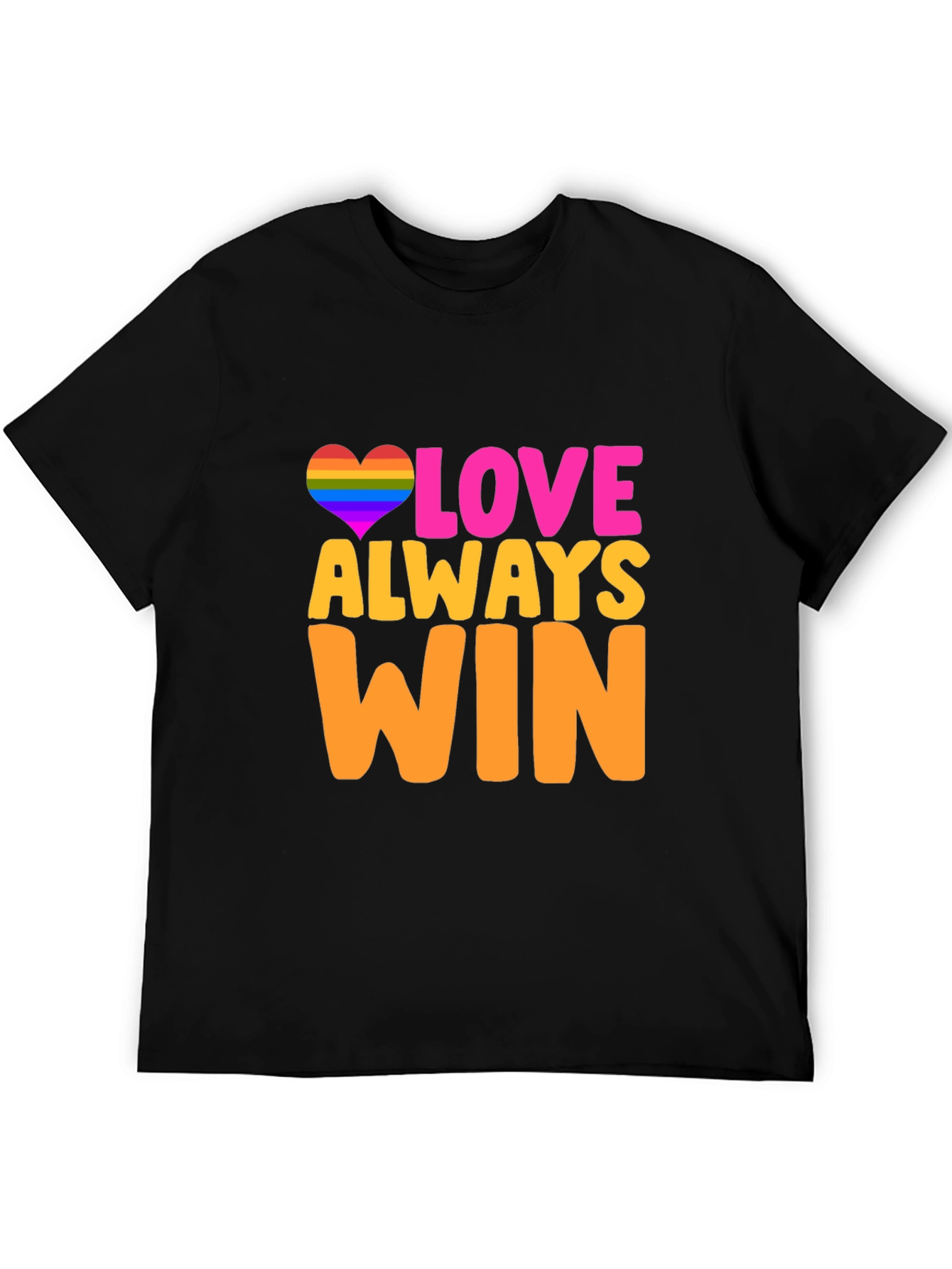 Love Always Wins LGBTQ+ Pride T-Shirt