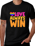 Love Always Wins LGBTQ+ Pride T-Shirt