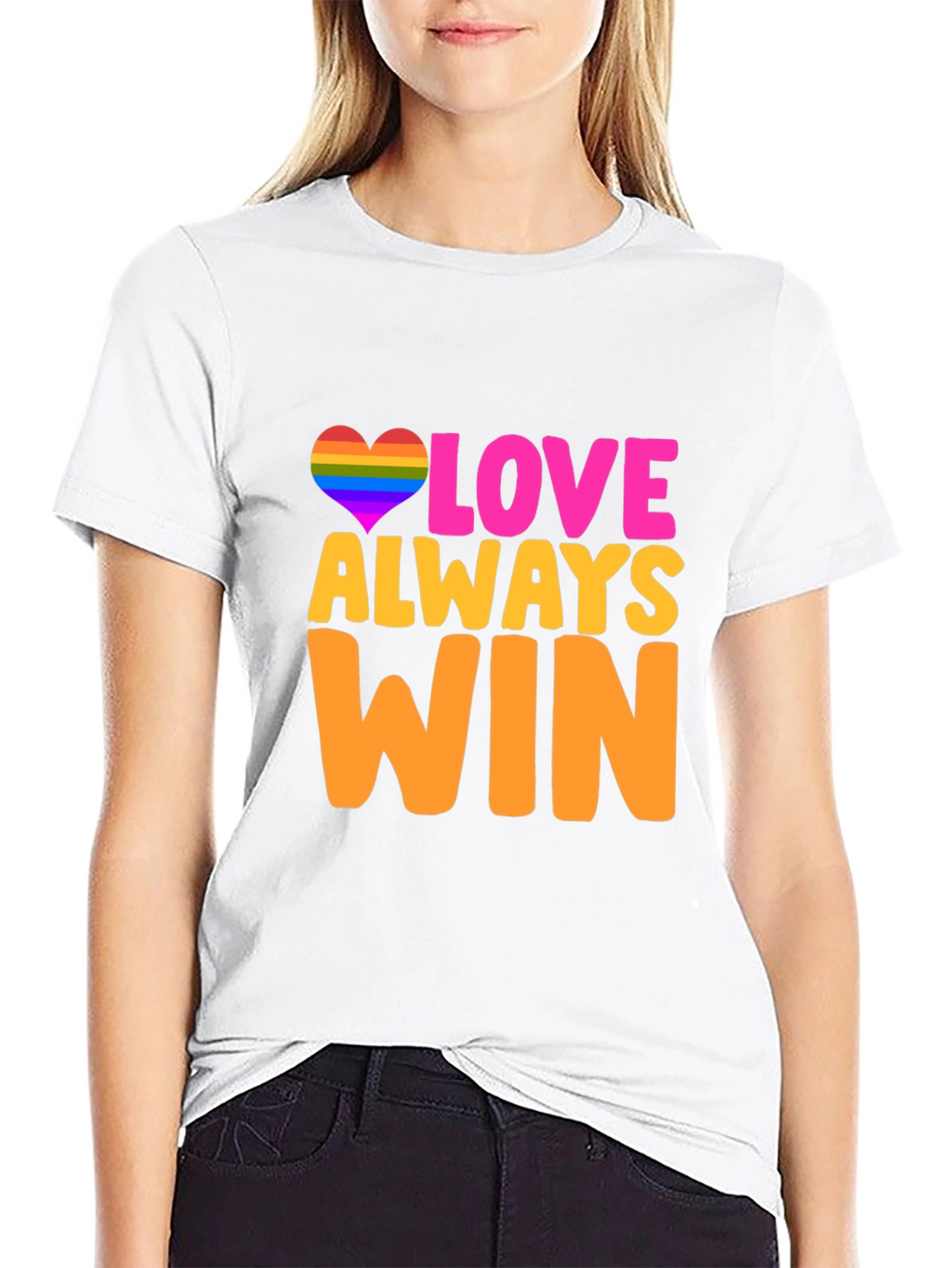 Love Always Wins LGBTQ+ Pride T-Shirt