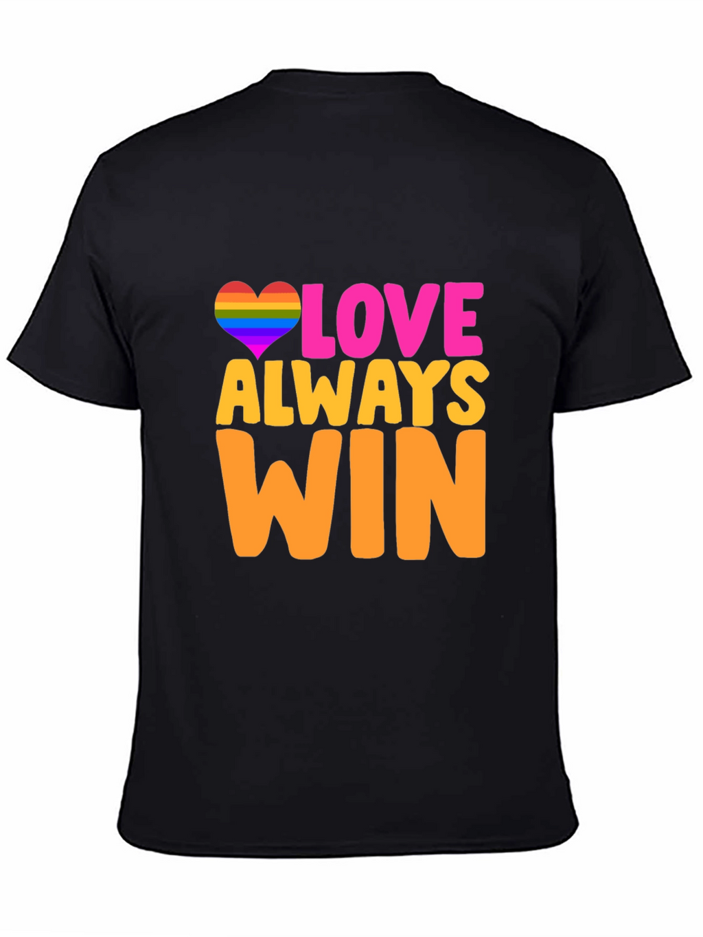 Love Always Wins LGBTQ+ Pride T-Shirt