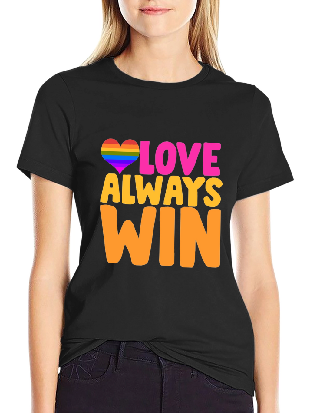 Love Always Wins LGBTQ+ Pride T-Shirt