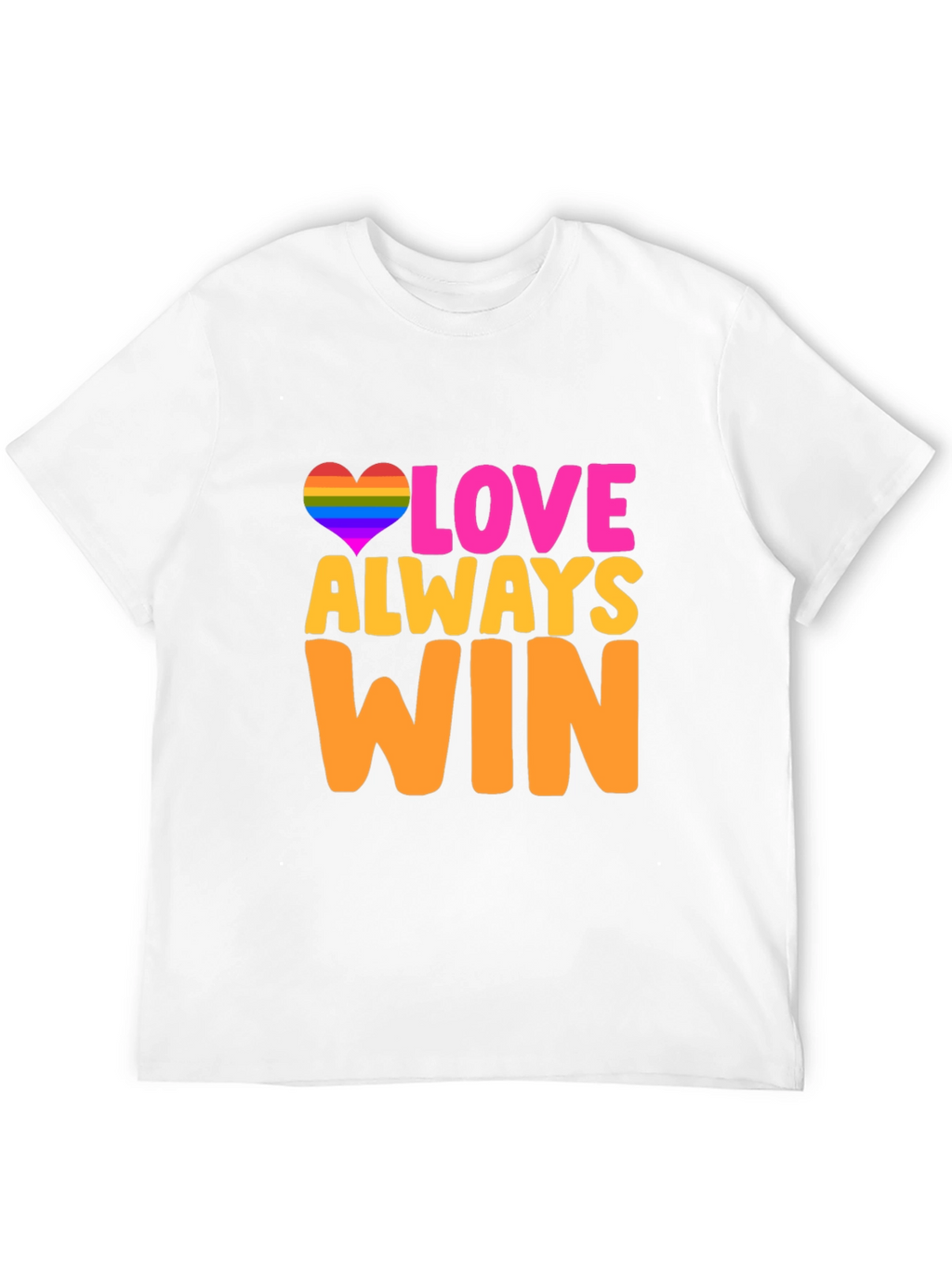 Love Always Wins LGBTQ+ Pride T-Shirt