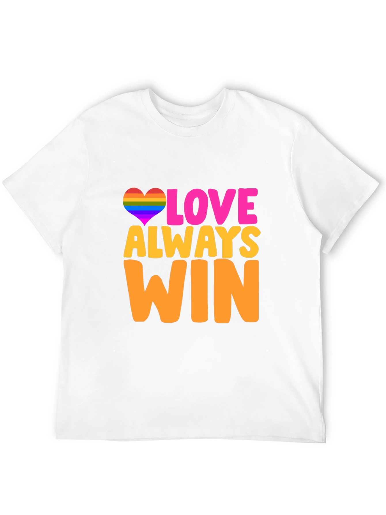 Love Always Wins LGBTQ+ Pride T-Shirt