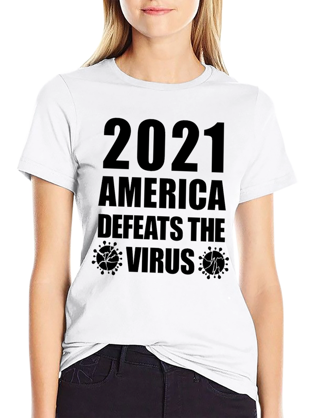 America Defeats the Virus T-Shirt
