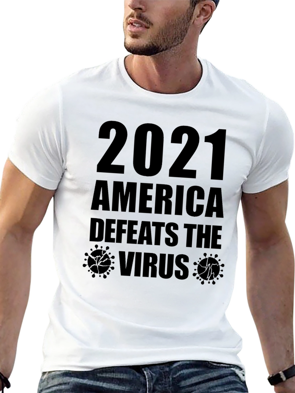 America Defeats the Virus T-Shirt