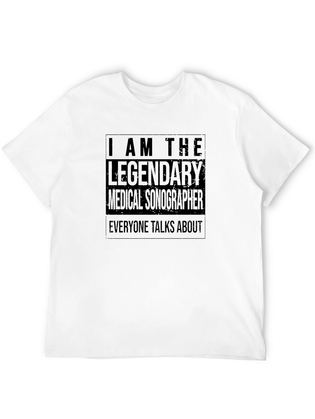 Legendary Medical Sonographer Black T-Shirt