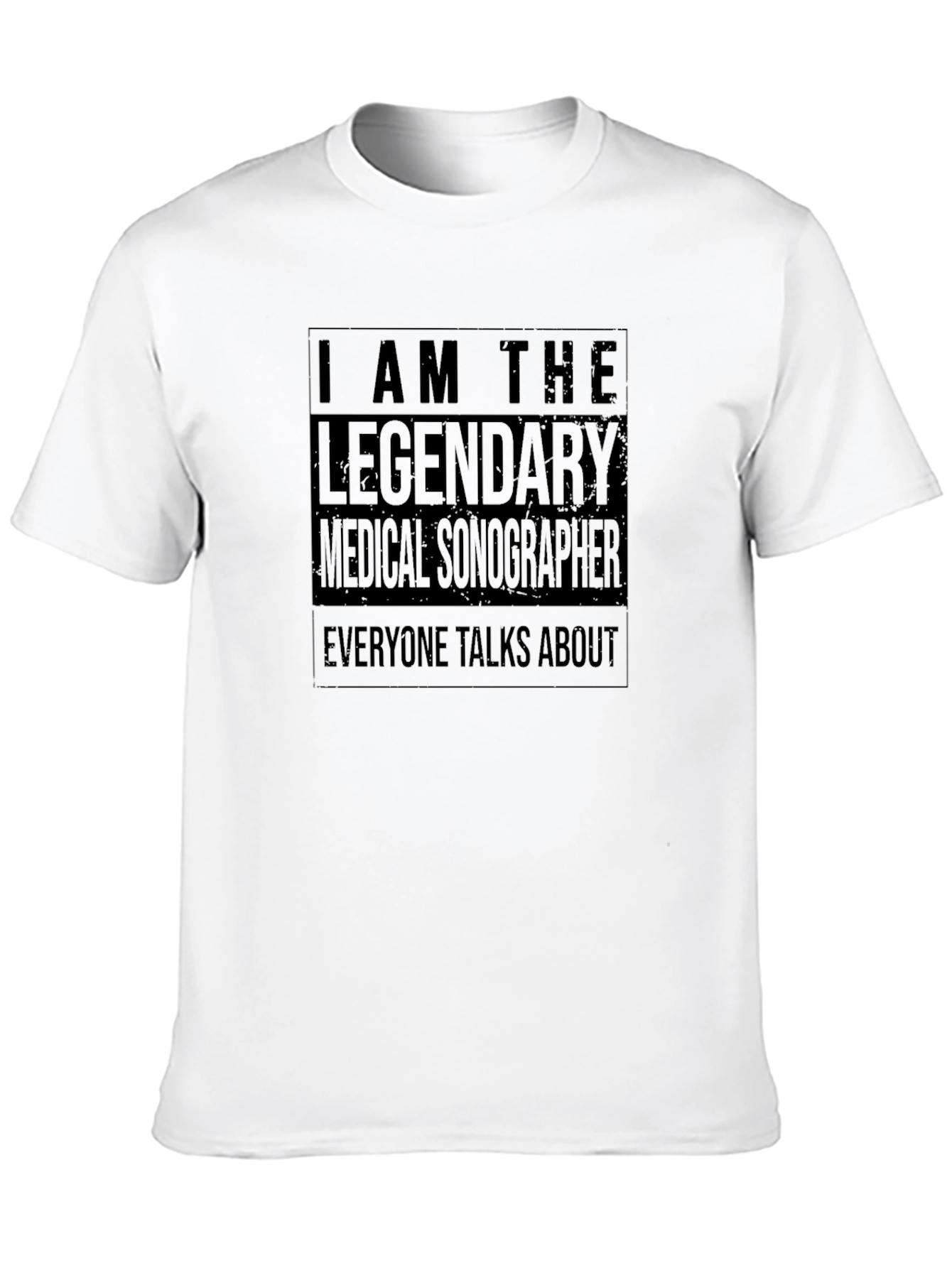 Legendary Medical Sonographer Black T-Shirt