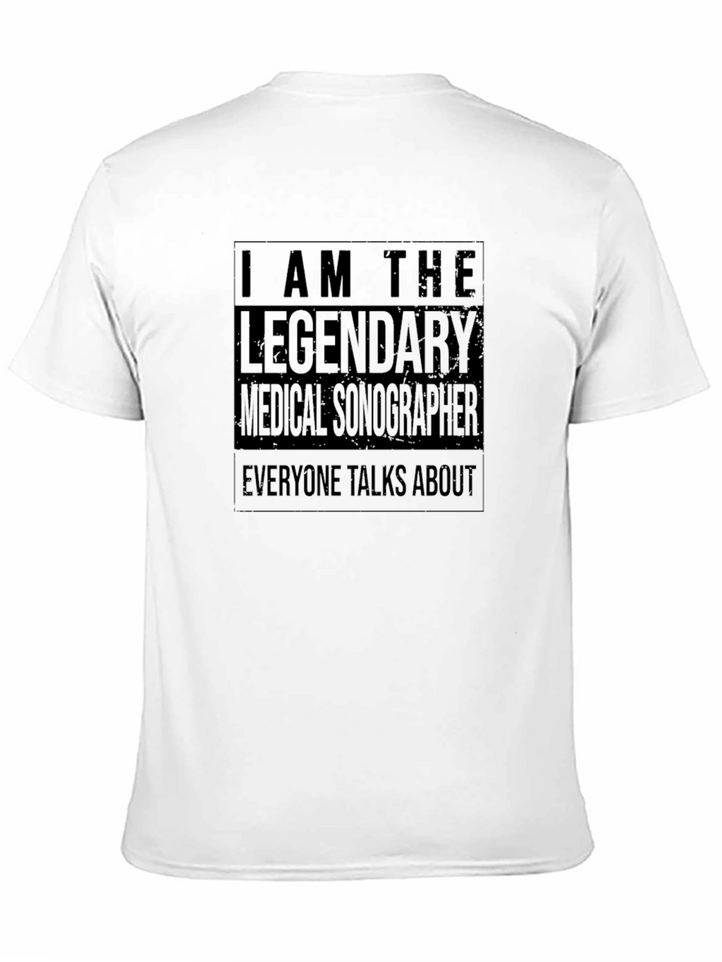 Legendary Medical Sonographer Black T-Shirt