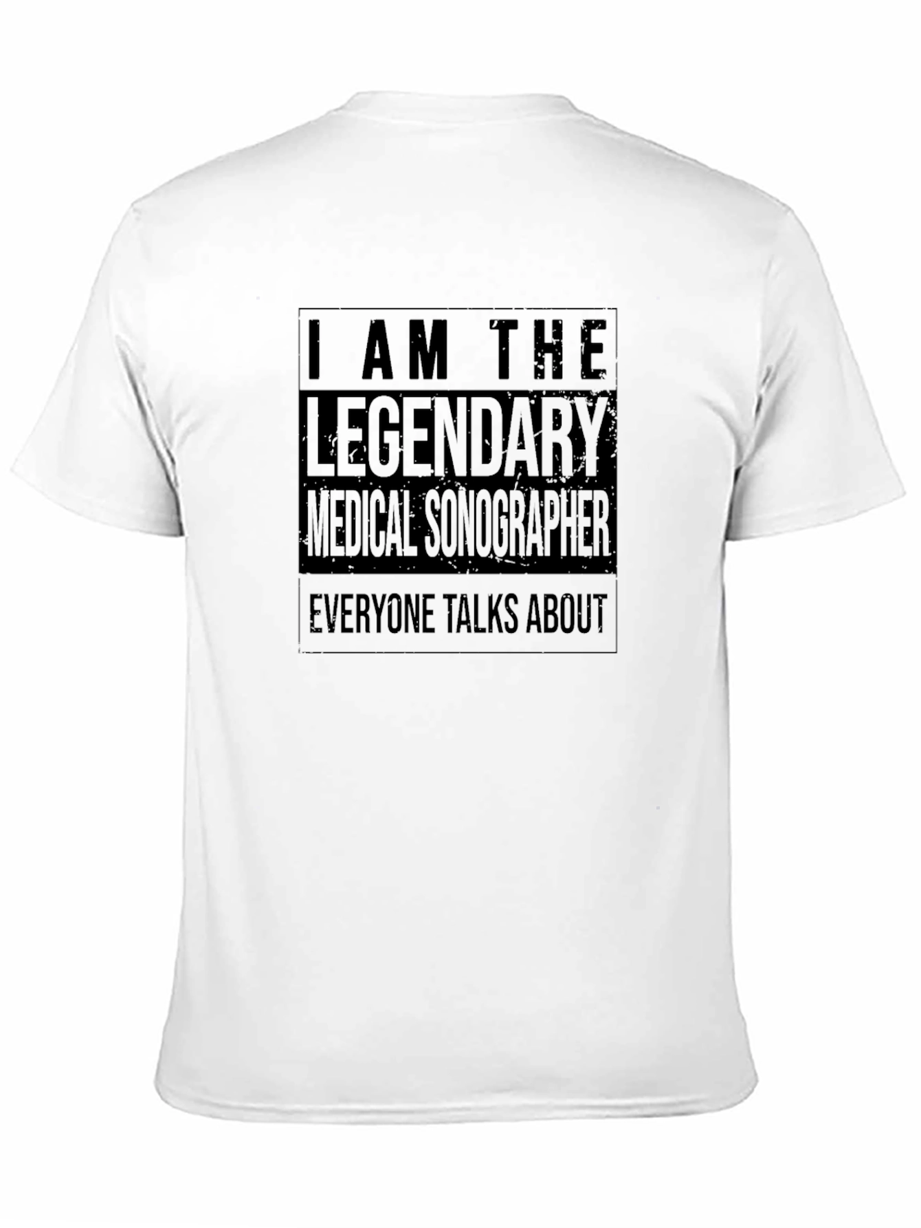 Legendary Medical Sonographer Black T-Shirt